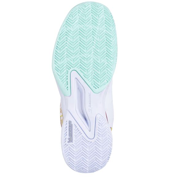 Babolat | Scarpe Jet Premura 2 Junior White/Red Dahlia - Fabbrica Ski Sises