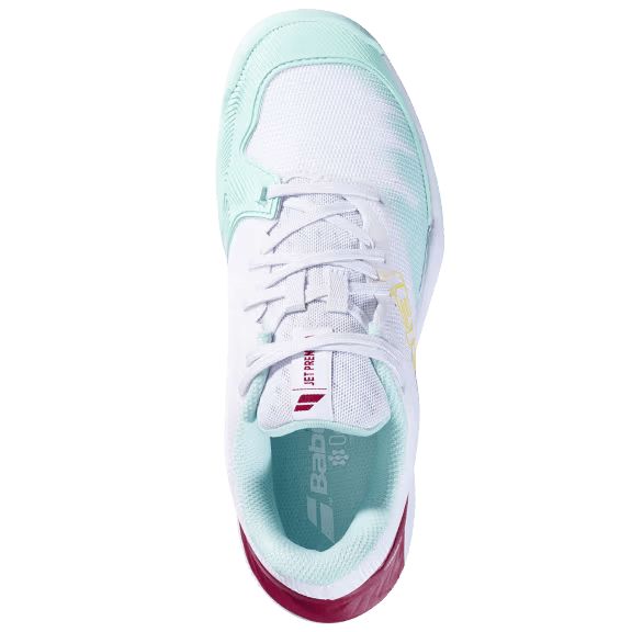Babolat | Scarpe Jet Premura 2 Junior White/Red Dahlia - Fabbrica Ski Sises