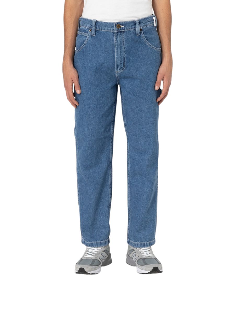 Dickies | Pantaloni Garyville Denim Uomo Blue Classic - Fabbrica Ski Sises