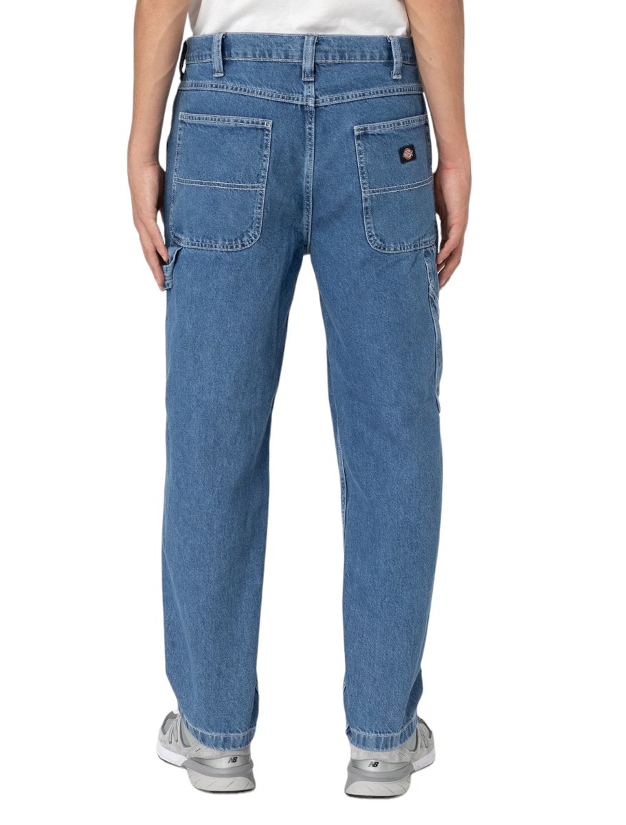 Dickies | Pantaloni Garyville Denim Uomo Blue Classic - Fabbrica Ski Sises