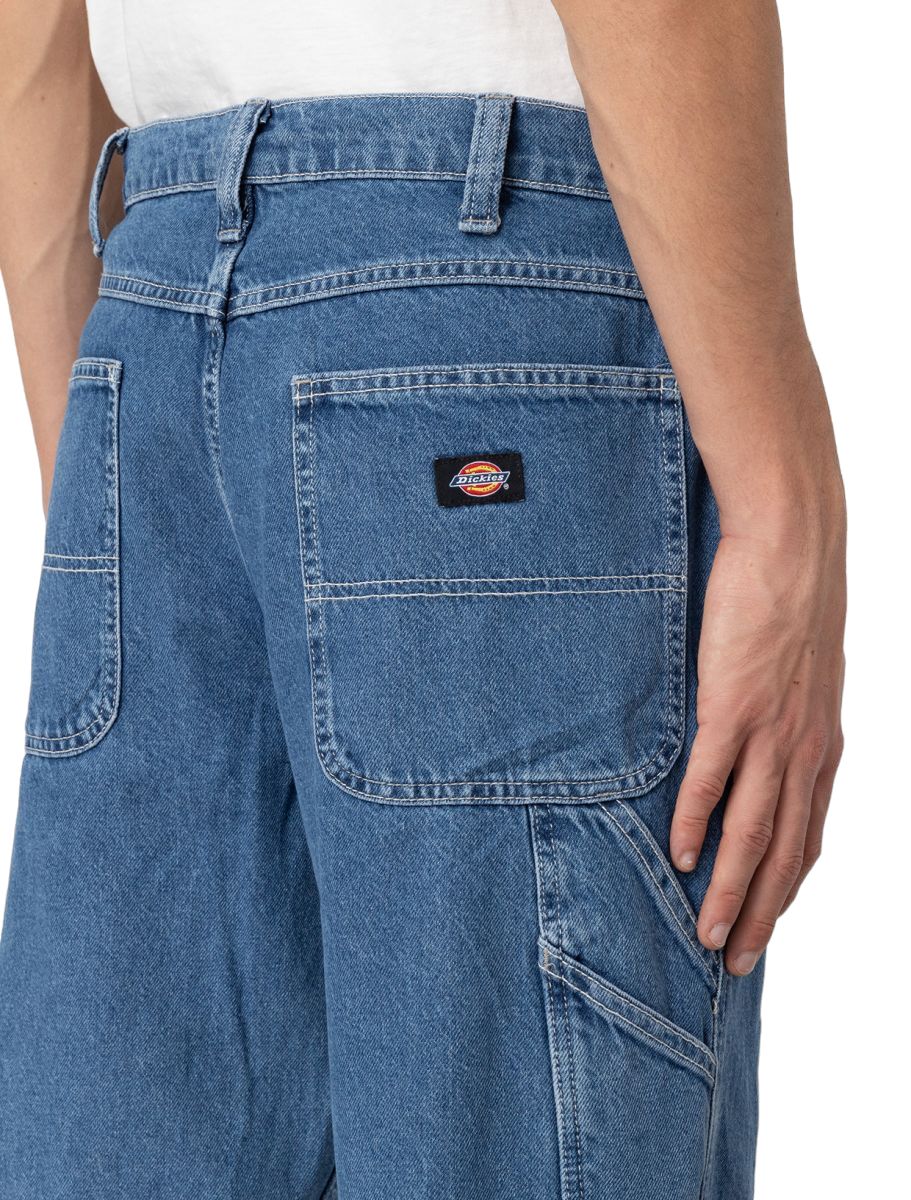Dickies | Pantaloni Garyville Denim Uomo Blue Classic - Fabbrica Ski Sises