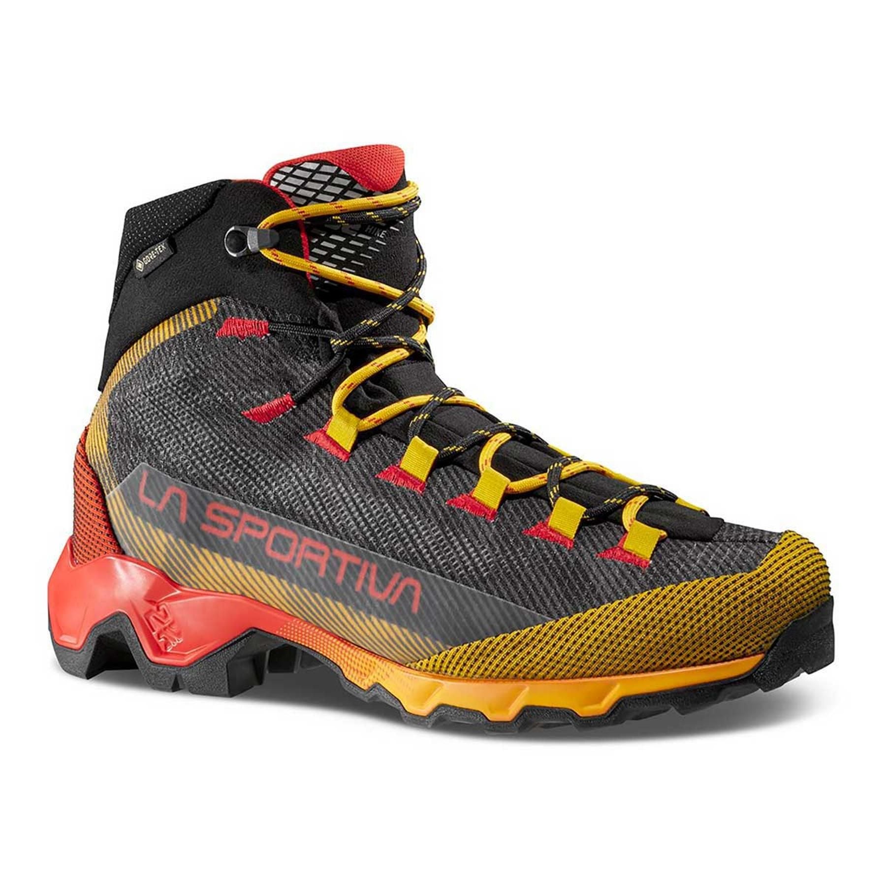 La Sportiva | Scarpe Aequilibrium Hike GTX Uomo Carbon/Yellow - Fabbrica Ski Sises