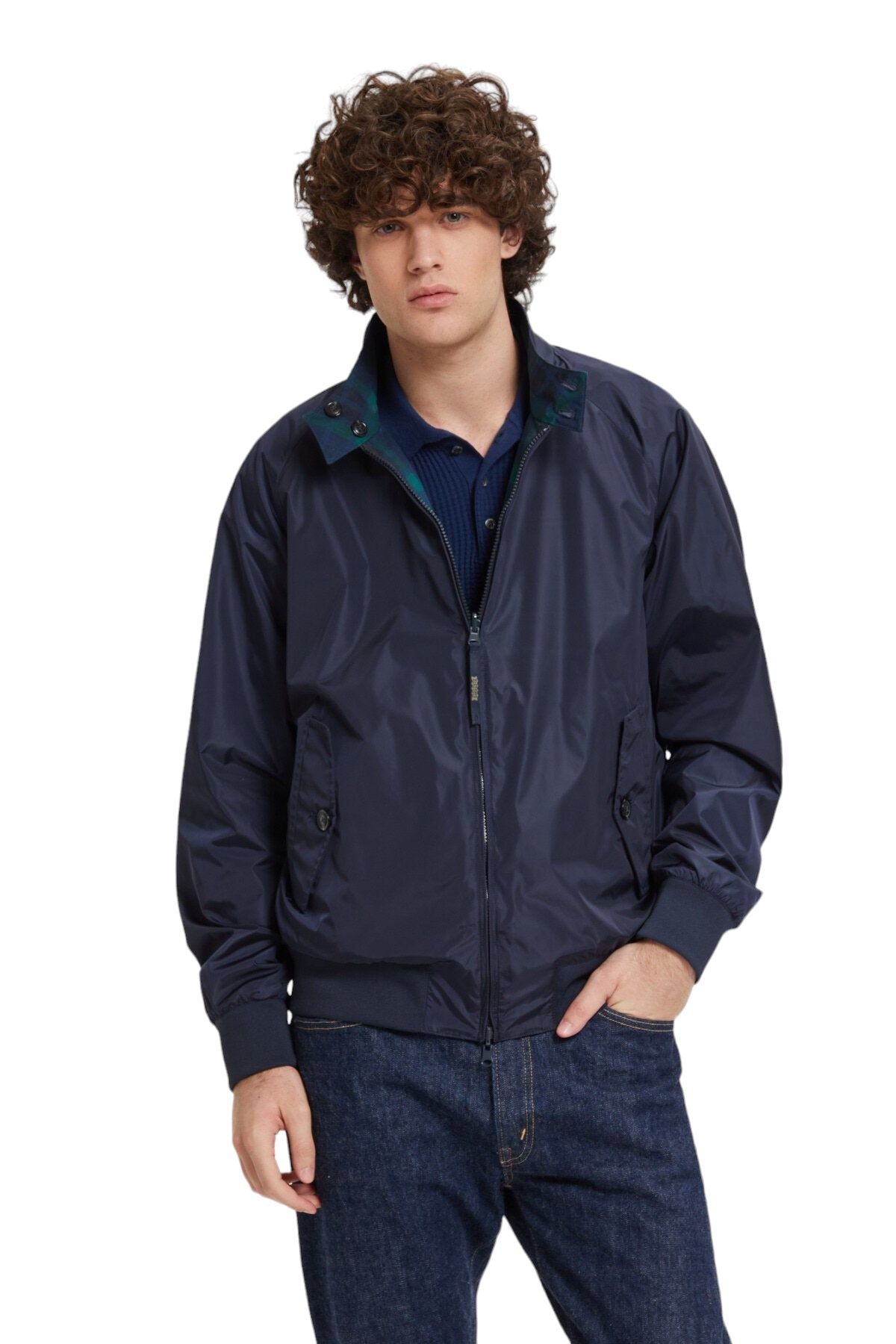 Baracuta | Giacca G9 Reversible Uomo Navy - Fabbrica Ski Sises