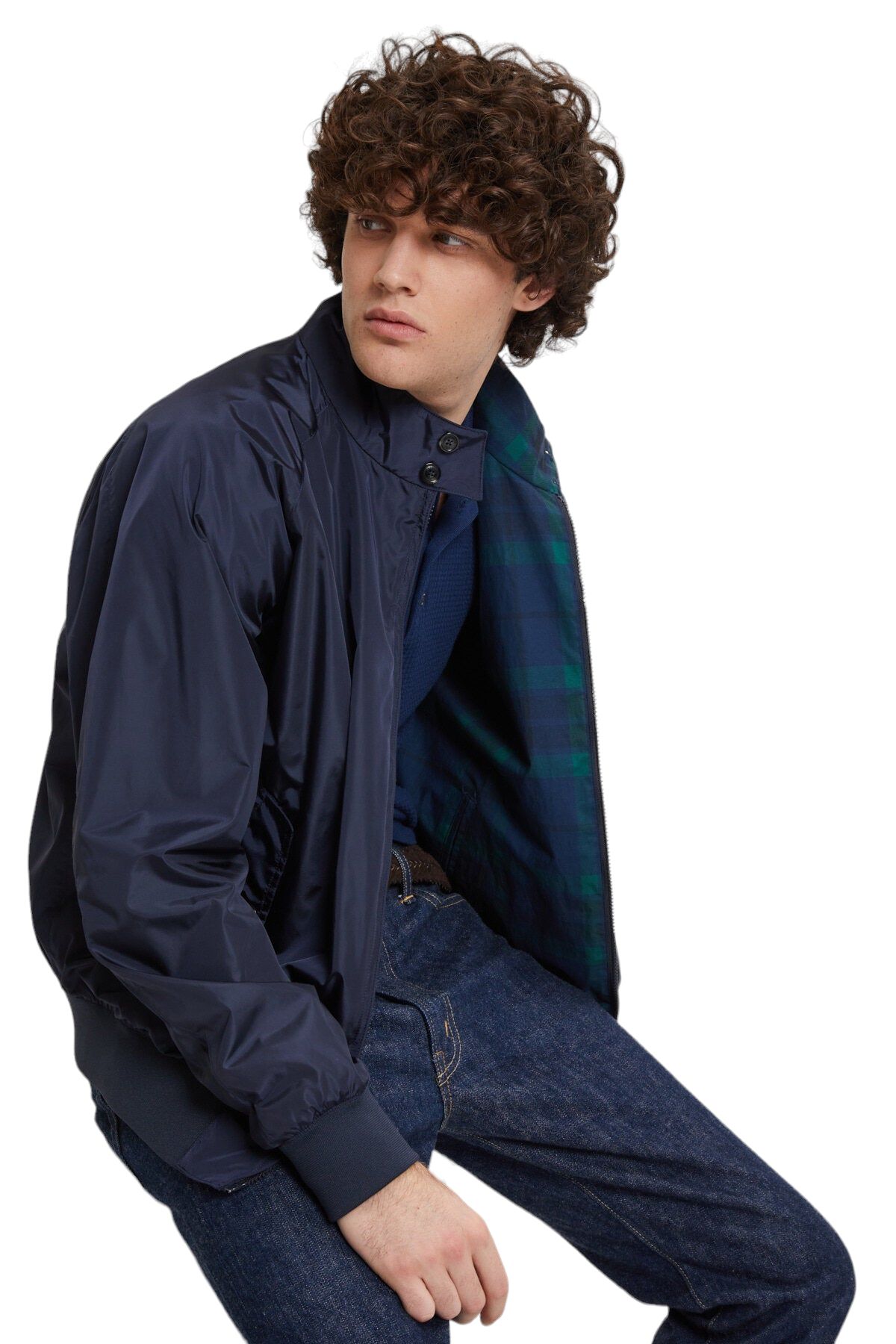 Baracuta | Giacca G9 Reversible Uomo Navy - Fabbrica Ski Sises