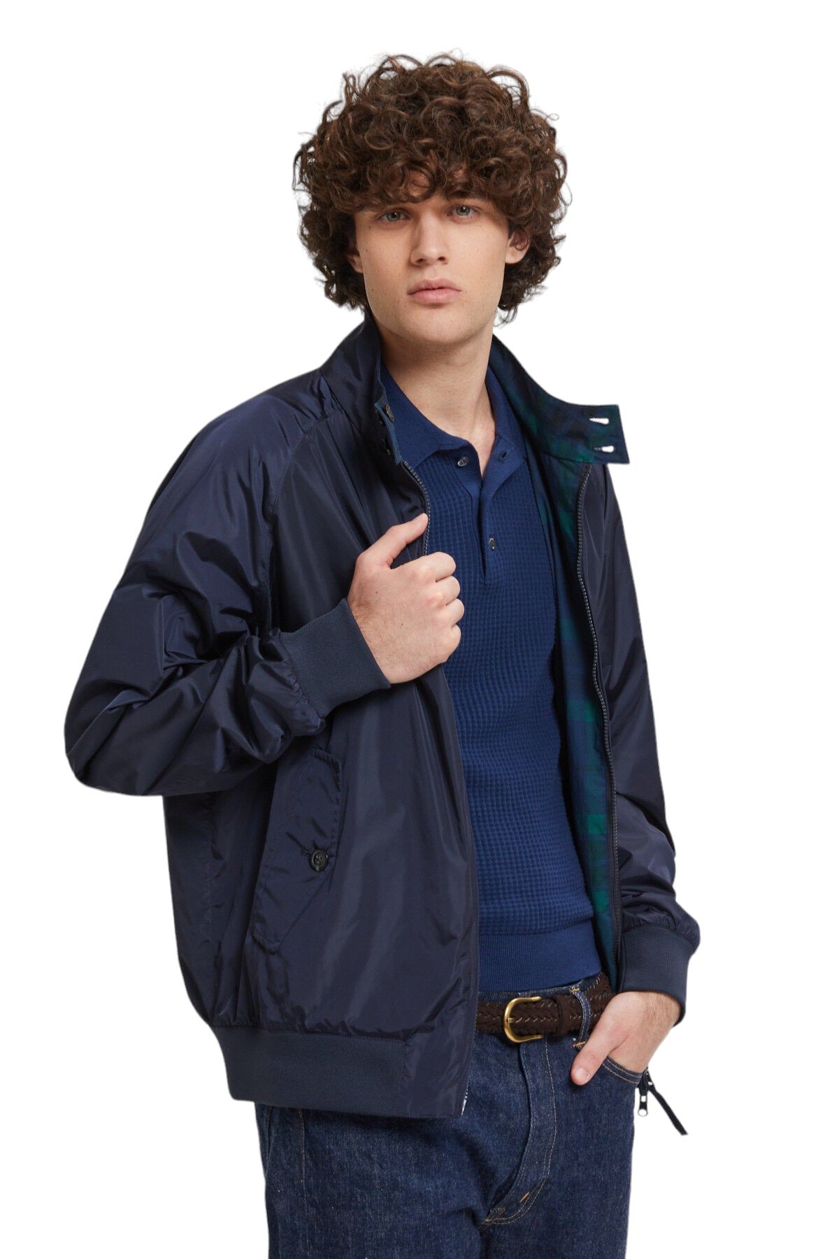 Baracuta | Giacca G9 Reversible Uomo Navy - Fabbrica Ski Sises