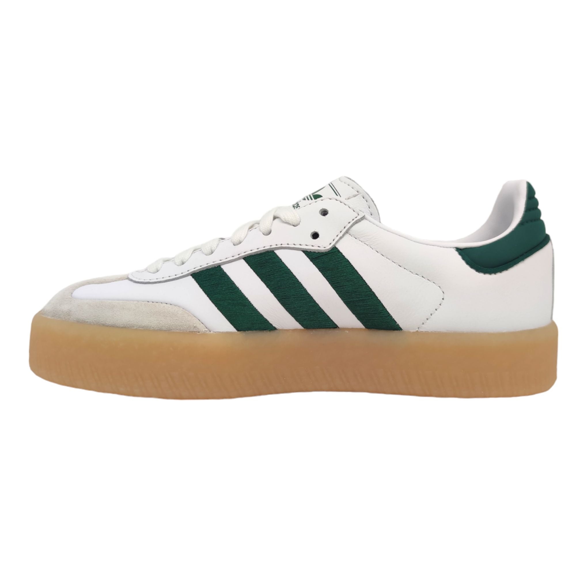 Adidas | Scarpe Sambae Donna Cloud White/Collegiate Green/Gum - Fabbrica Ski Sises