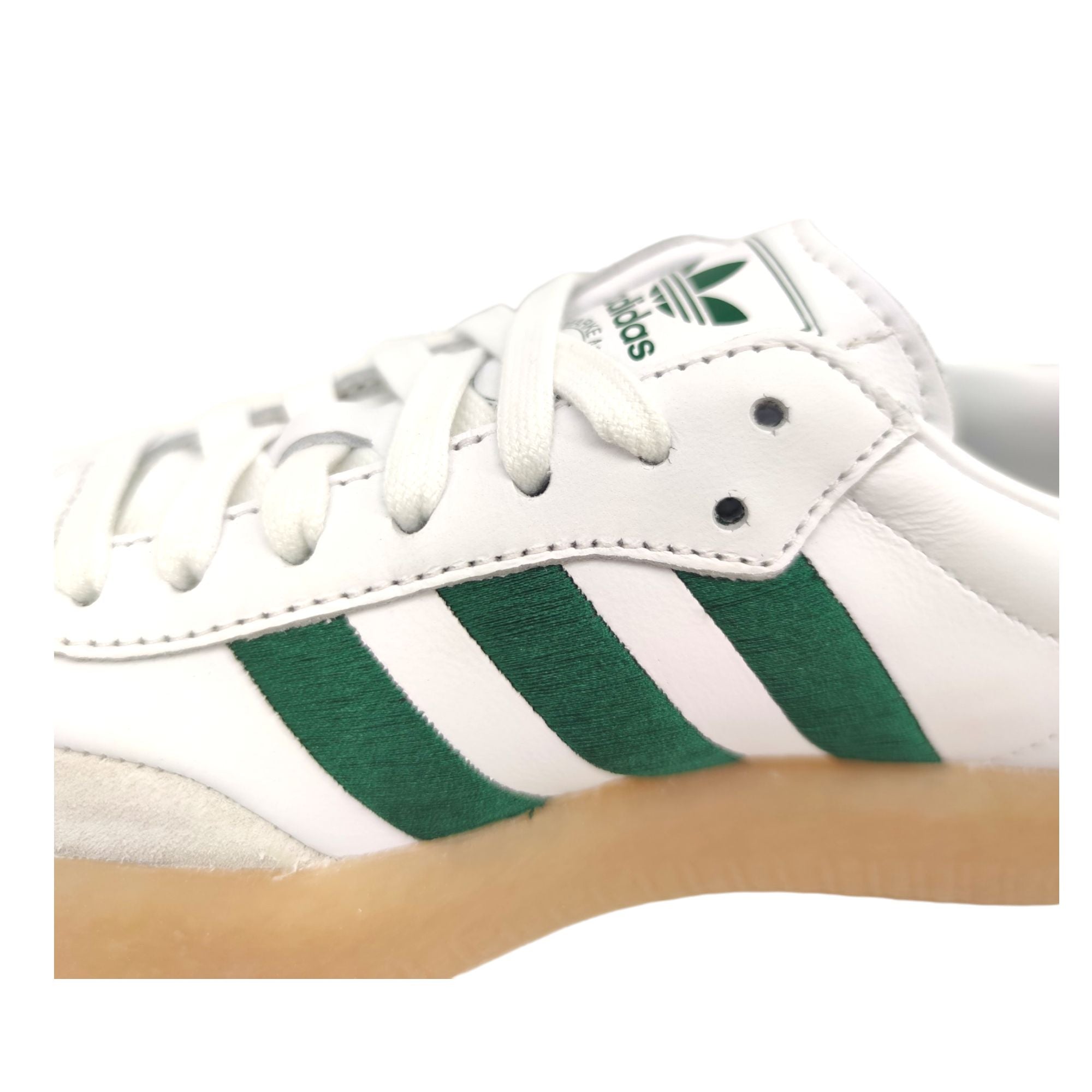 Adidas | Scarpe Sambae Donna Cloud White/Collegiate Green/Gum - Fabbrica Ski Sises