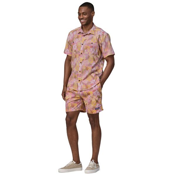 Patagonia | Camicia Back Step Uomo Channeling Spring/Milkweed Mauve - Fabbrica Ski Sises