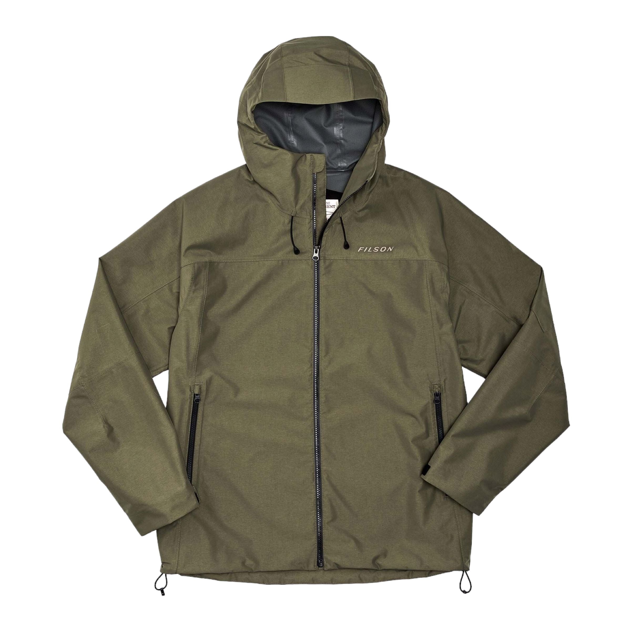 Filson | Giacca Swiftwater Rain Uomo Service Green - Fabbrica Ski Sises