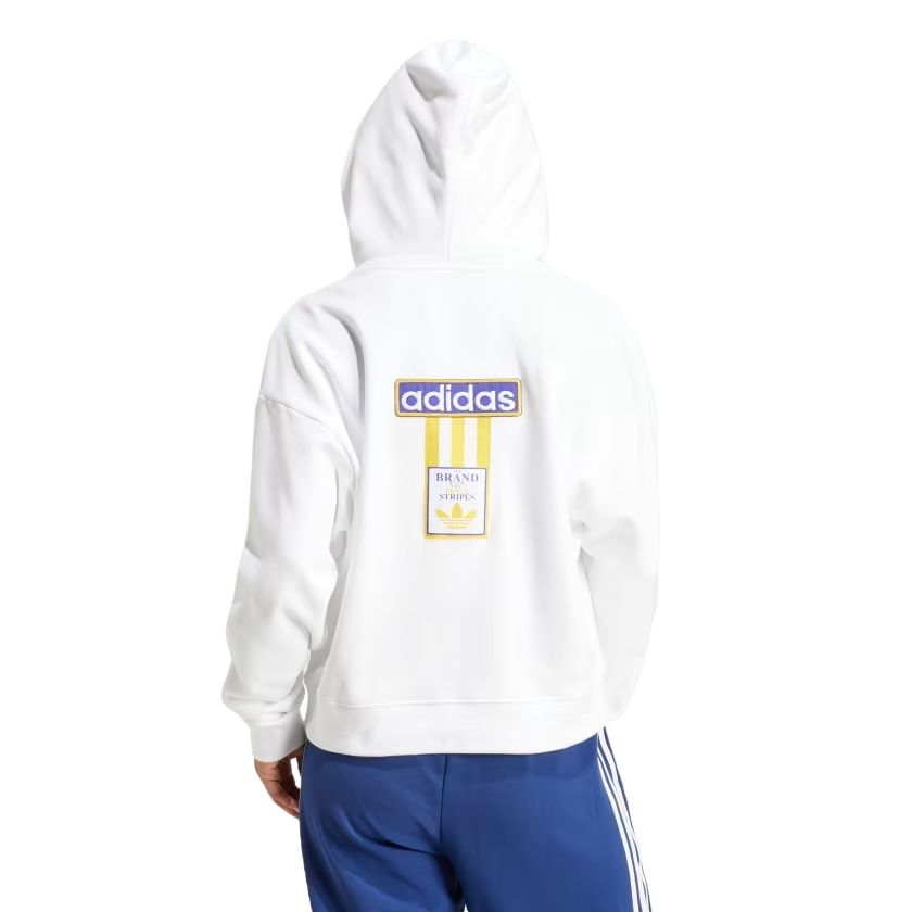 Adidas | Maglia Adibreak Hoodie Donna White - Fabbrica Ski Sises