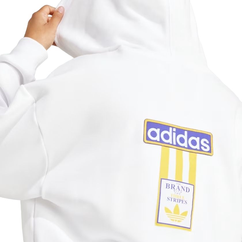 Adidas | Maglia Adibreak Hoodie Donna White - Fabbrica Ski Sises