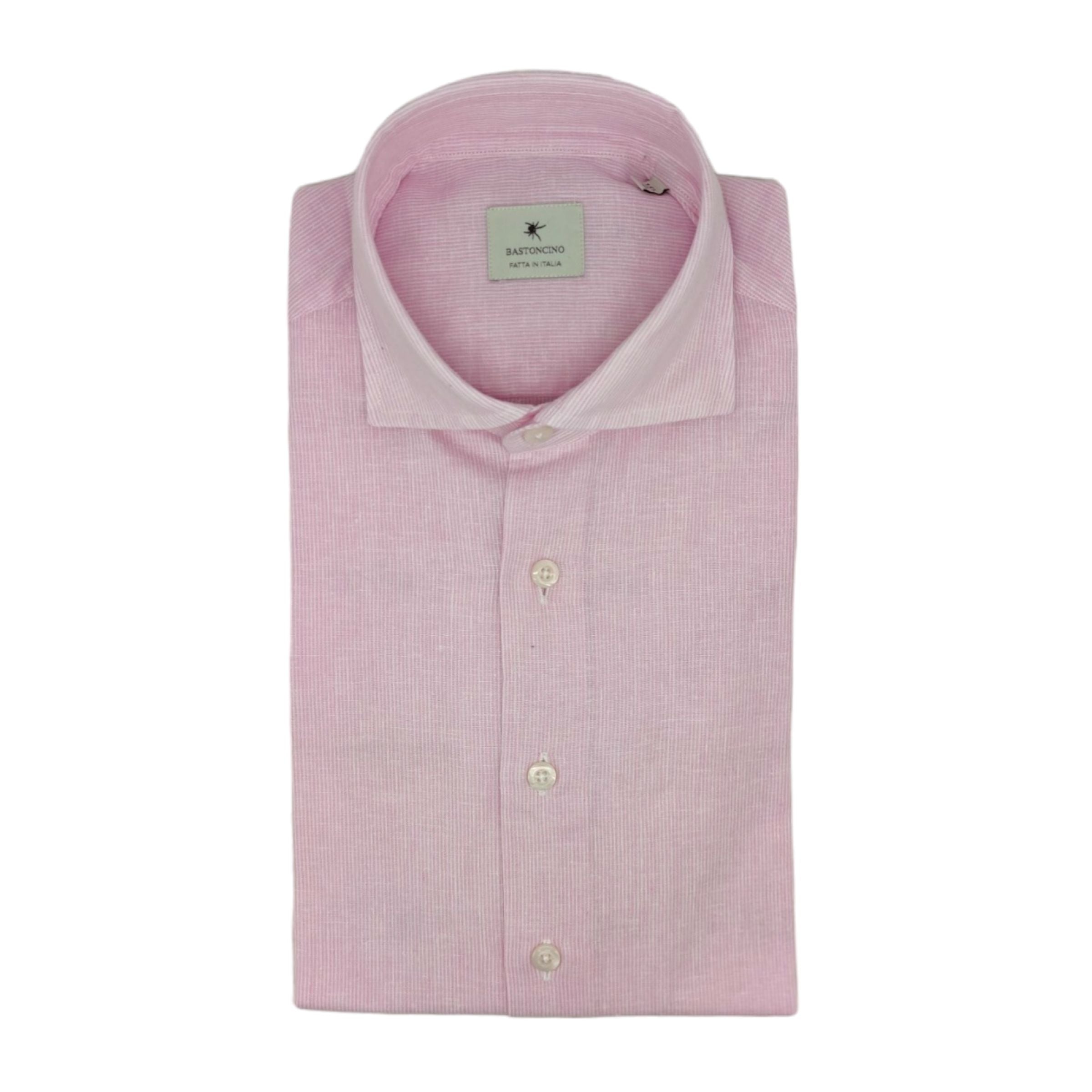 Bastoncino | Camicia Simo Linen Uomo Zucchero Filato - Fabbrica Ski Sises