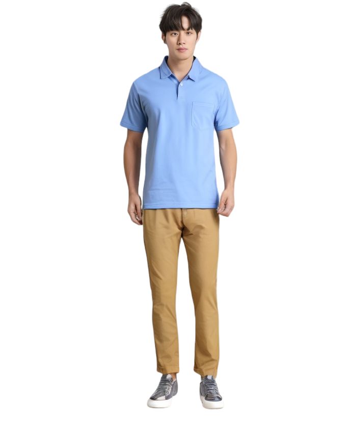 Hartford | Polo Jersey Uomo Light Blue - Fabbrica Ski Sises