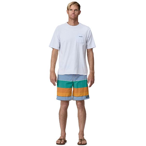Patagonia | Costume Wavefarer 19IN Uomo Fitz Stripe/Pufferfish Gold - Fabbrica Ski Sises