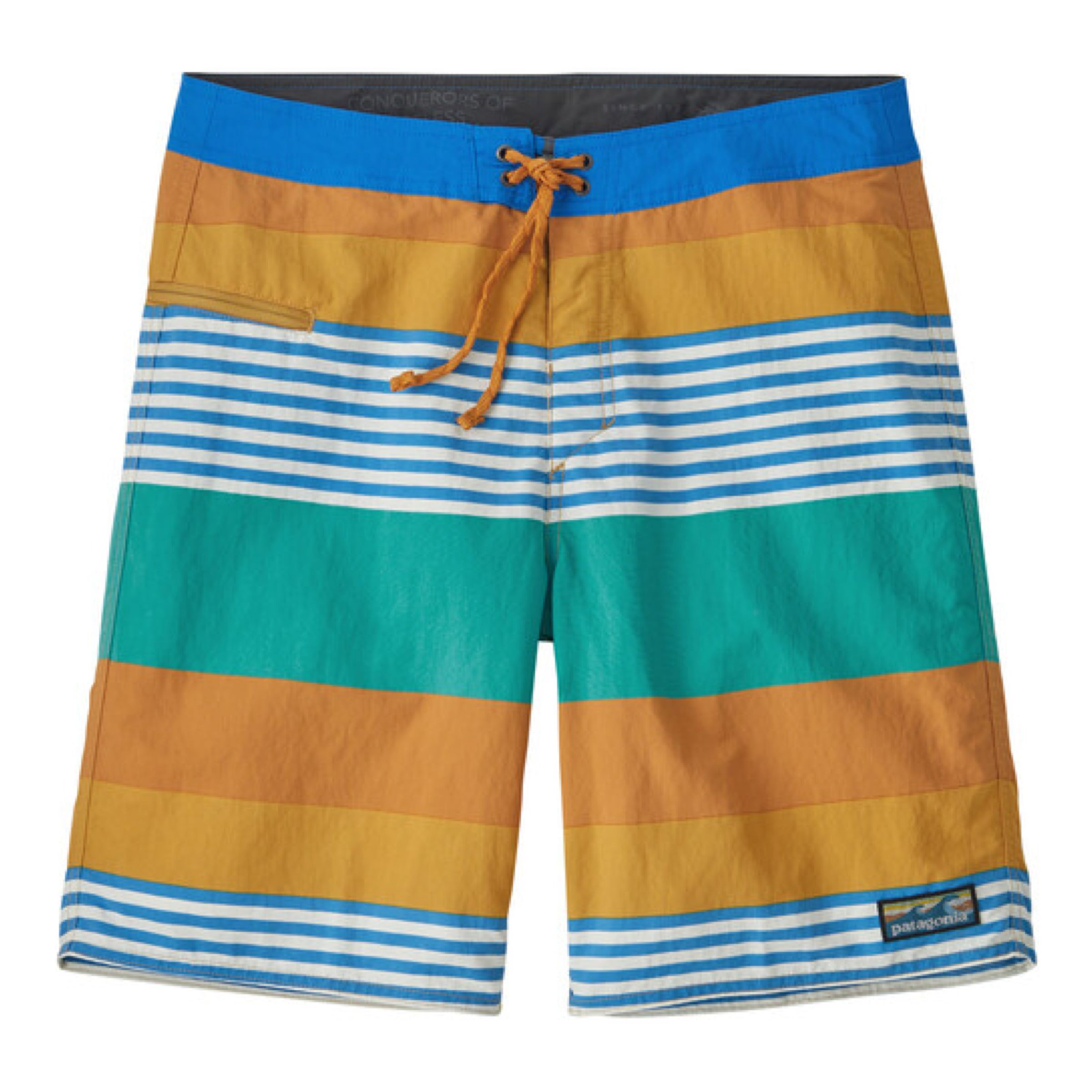 Patagonia | Costume Wavefarer 19IN Uomo Fitz Stripe/Pufferfish Gold - Fabbrica Ski Sises