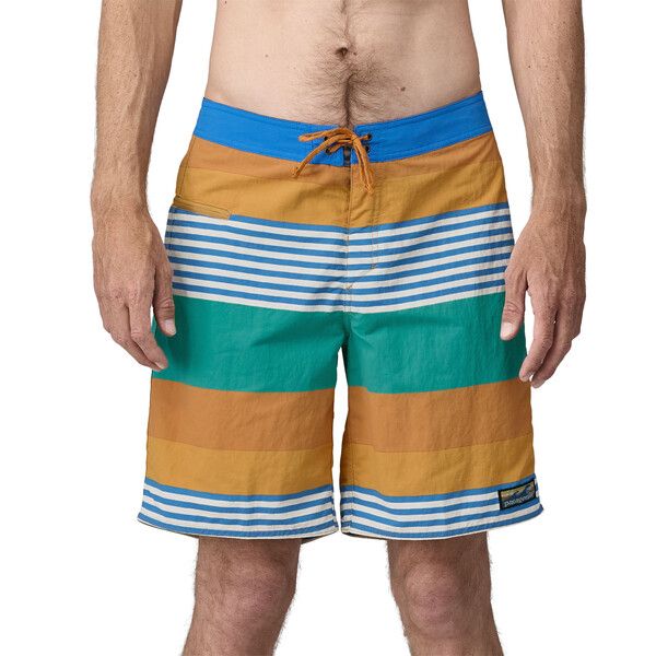 Patagonia | Costume Wavefarer 19IN Uomo Fitz Stripe/Pufferfish Gold - Fabbrica Ski Sises