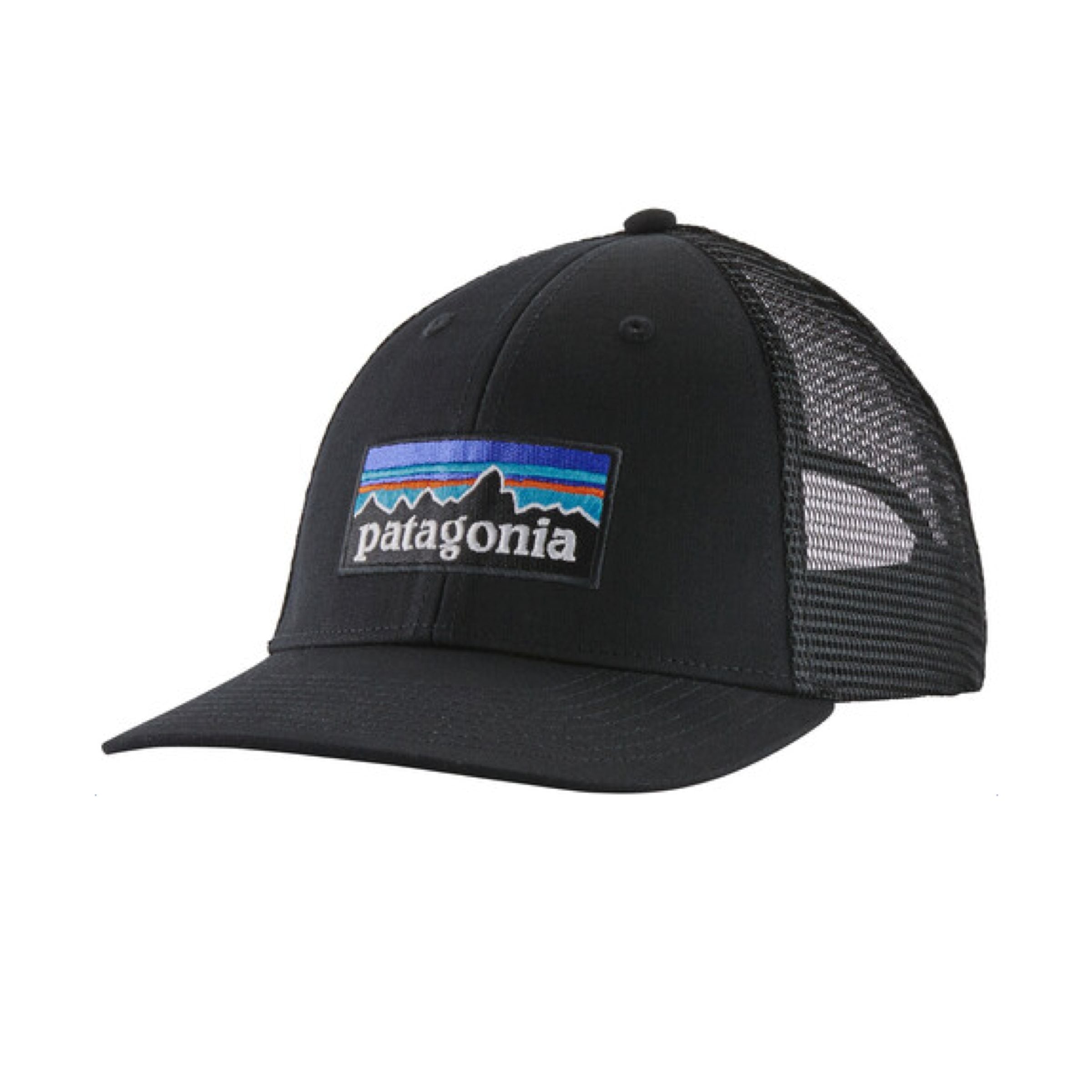 Patagonia | Cappello P-6 Logo Lopro Trucker Black - Fabbrica Ski Sises