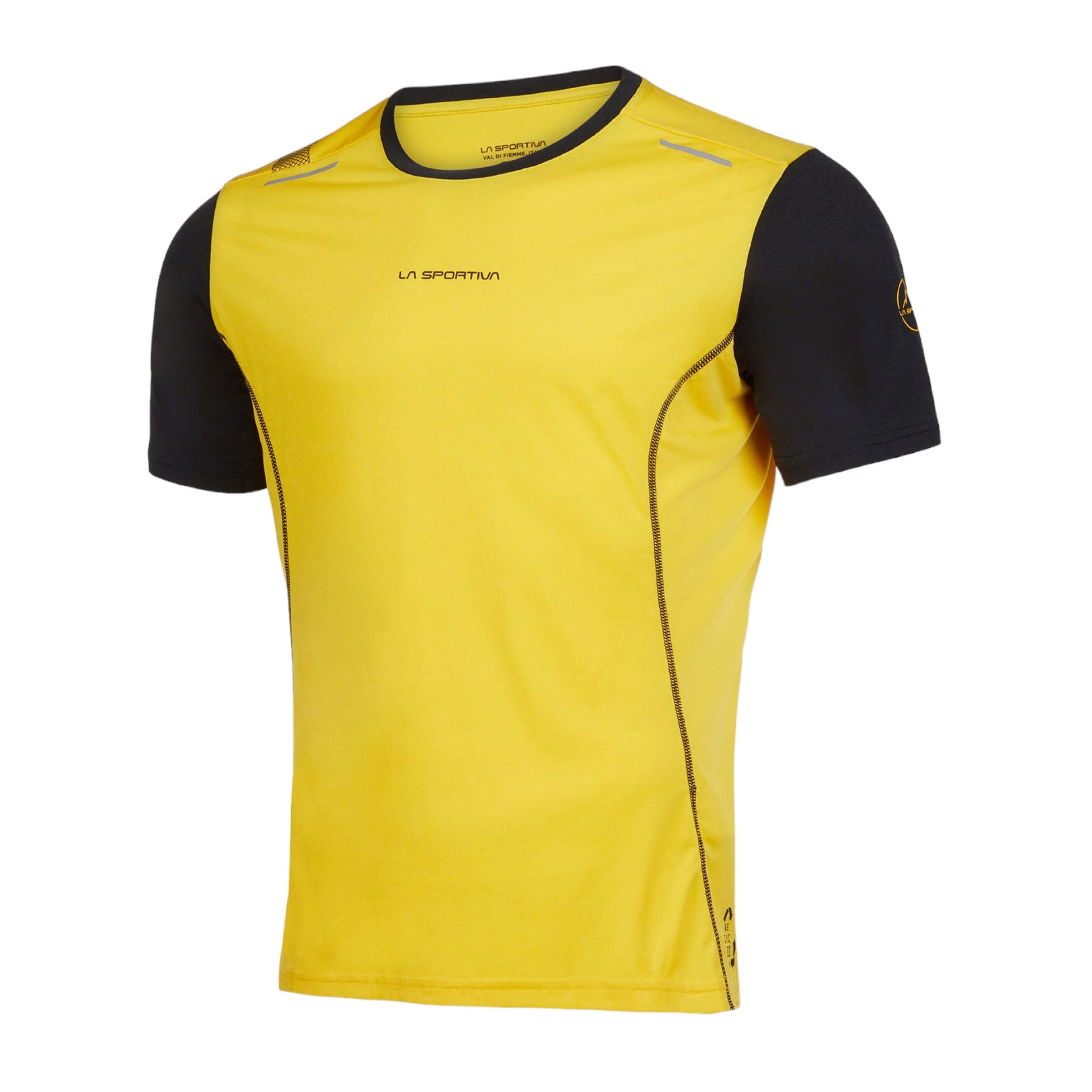 La Sportiva | T-shirt Tracer Uomo Yellow/Black - Fabbrica Ski Sises