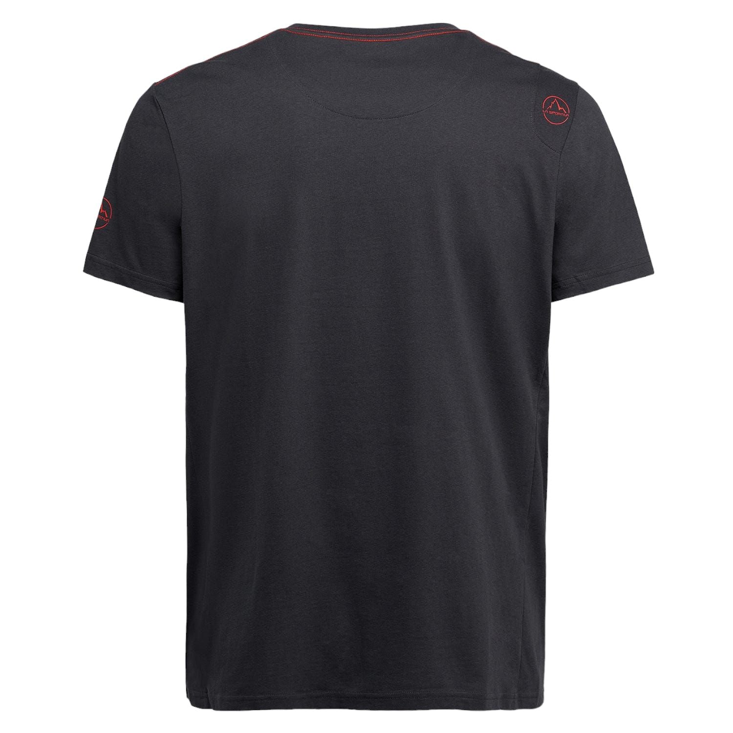 La Sportiva | T-shirt Van Uomo Carbon/Cherry Tomato - Fabbrica Ski Sises