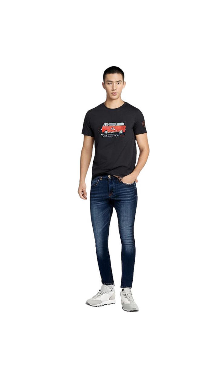 La Sportiva | T-shirt Van Uomo Carbon/Cherry Tomato - Fabbrica Ski Sises