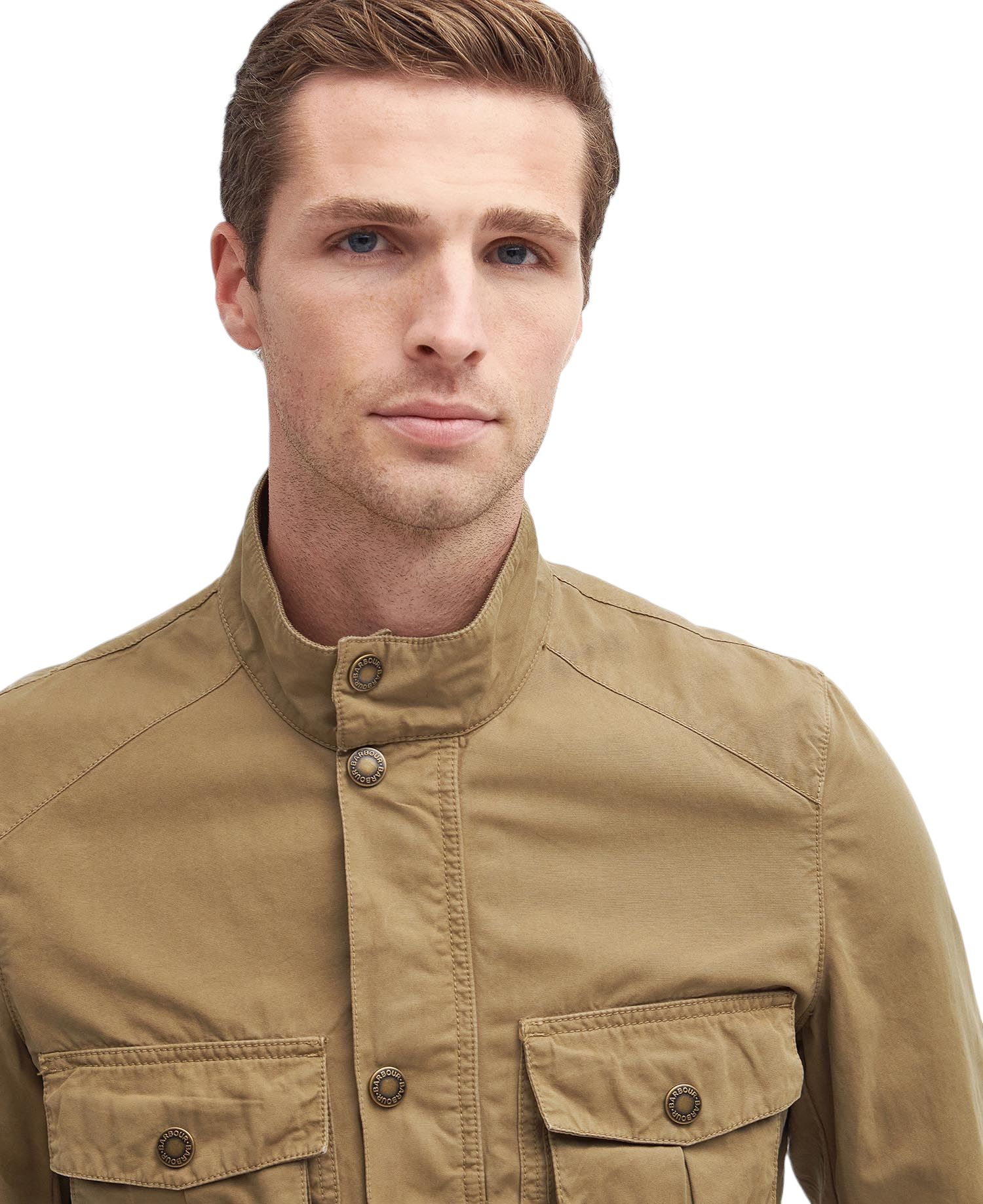 Barbour | Giacca Corbridge Utility Uomo Bleached Olive - Fabbrica Ski Sises