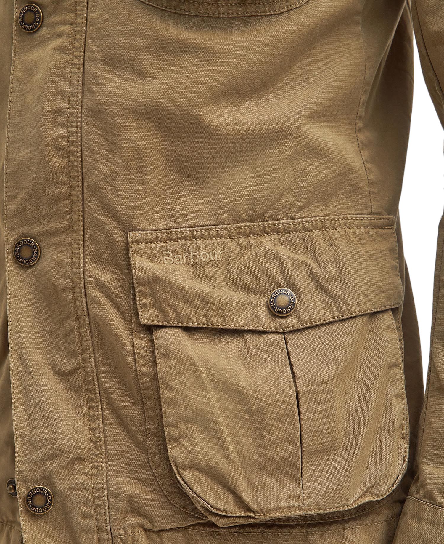 Barbour | Giacca Corbridge Utility Uomo Bleached Olive - Fabbrica Ski Sises