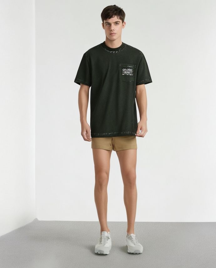 Filson | Pantaloncini Granite Mountain 6IN Uomo Grey Khaki - Fabbrica Ski Sises