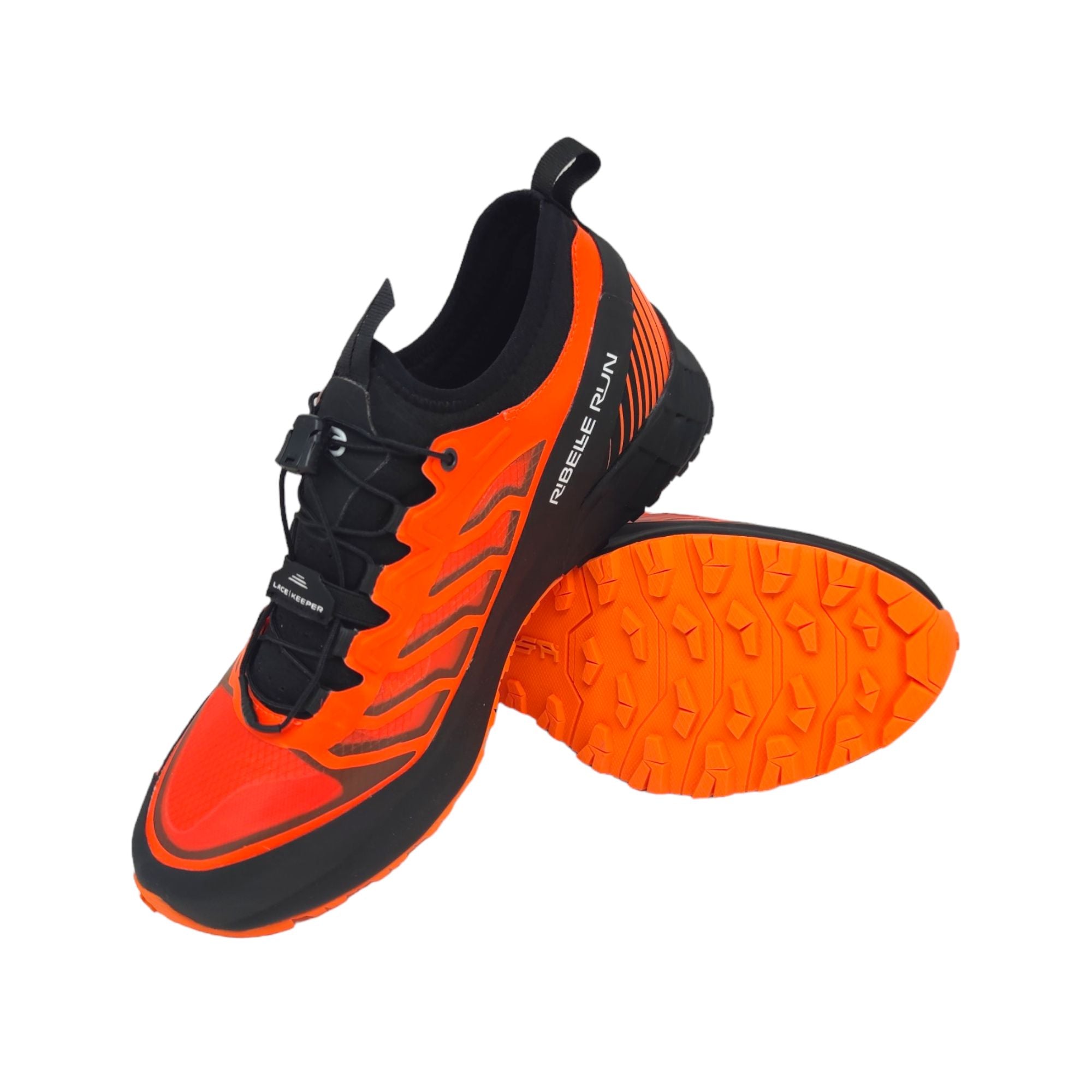 Scarpa | Scarpe Ribelle Run Uomo Orange Fluo/Black - Fabbrica Ski Sises