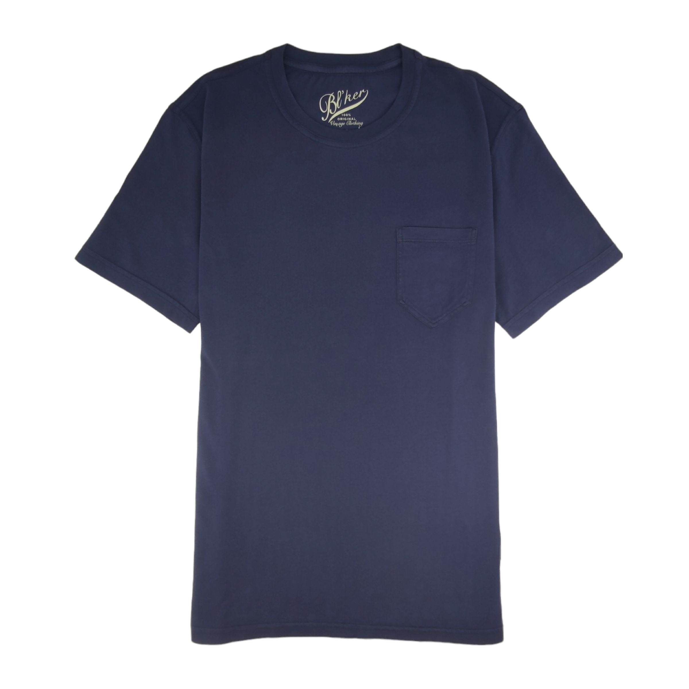 Bl'Ker | T-shirt Freeport Poket Jersey Uomo Navy - Fabbrica Ski Sises