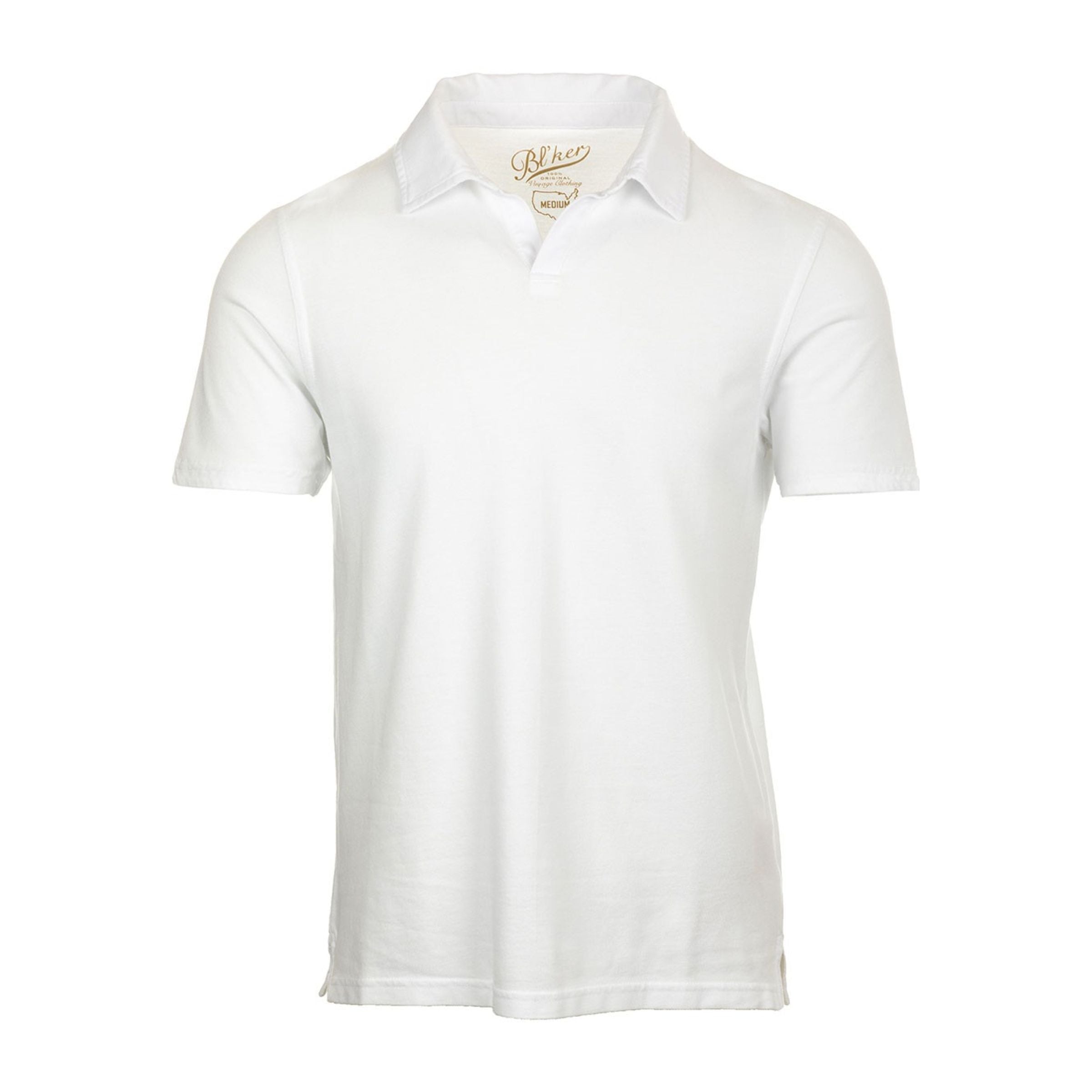 Bl'Ker | Polo Hamptons Jersey Uomo White - Fabbrica Ski Sises