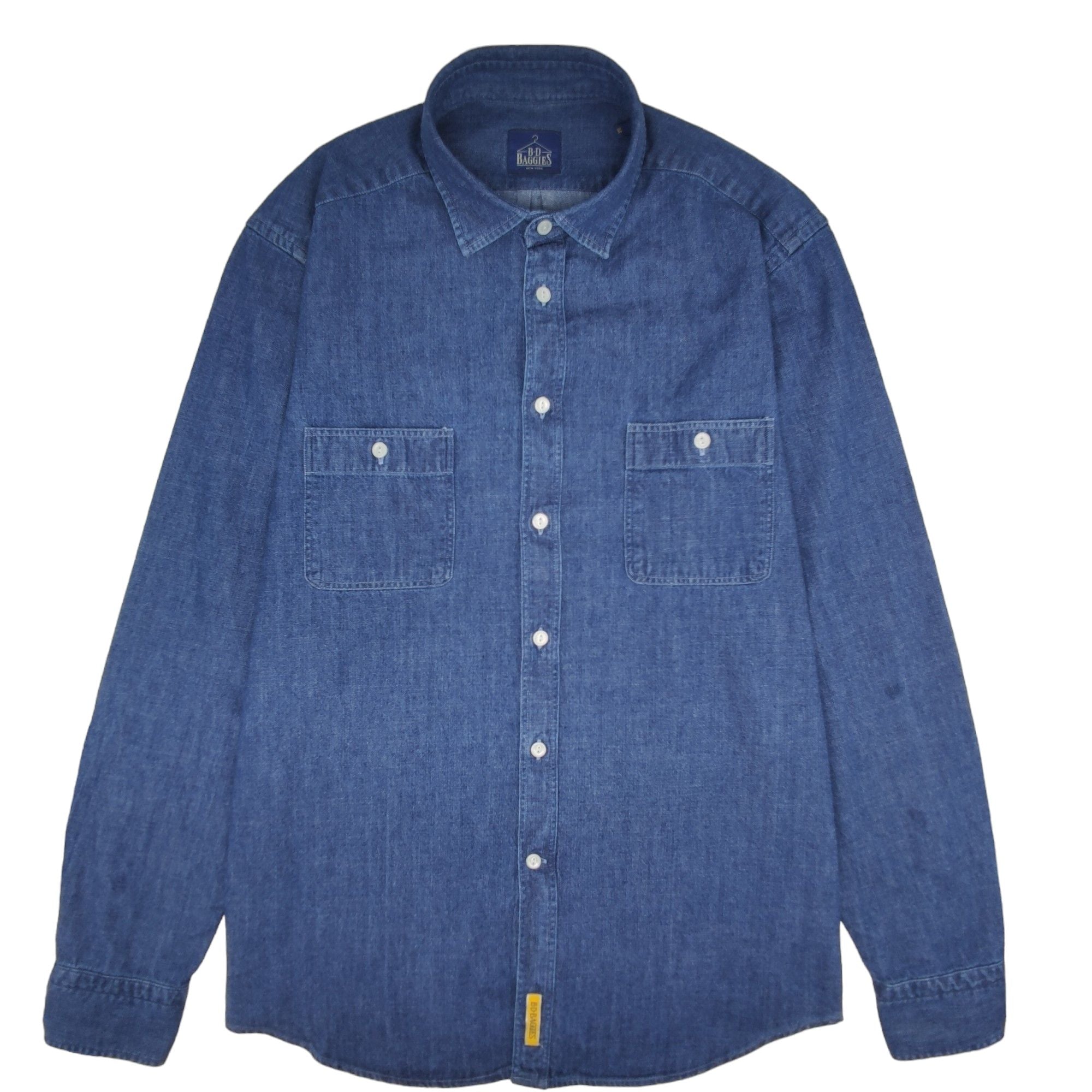 Bd Baggies | Camicia Miramar Jeans Uomo Shadow Blue - Fabbrica Ski Sises