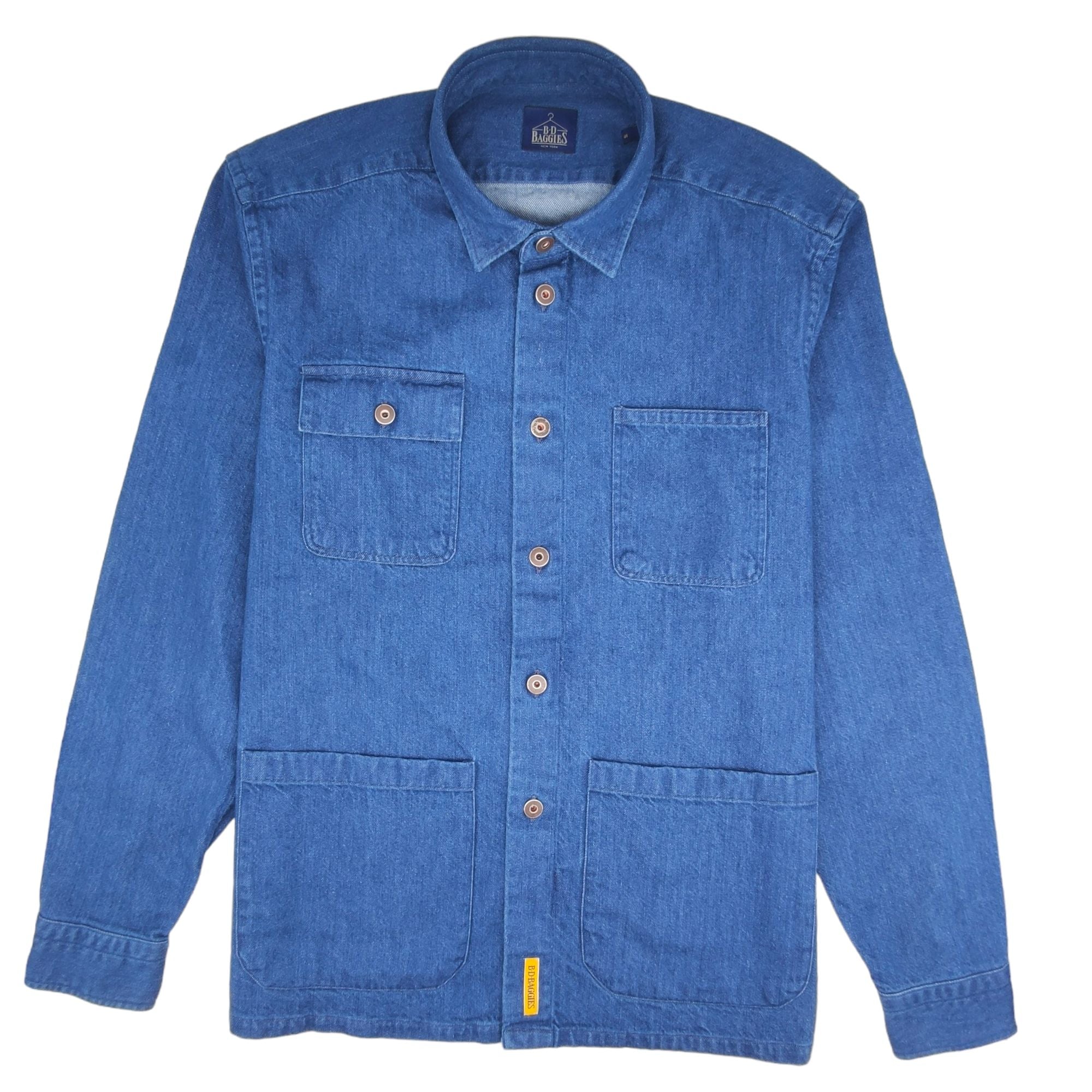 Bd Baggies | Camicia Alfred Uomo Denim Blue - Fabbrica Ski Sises