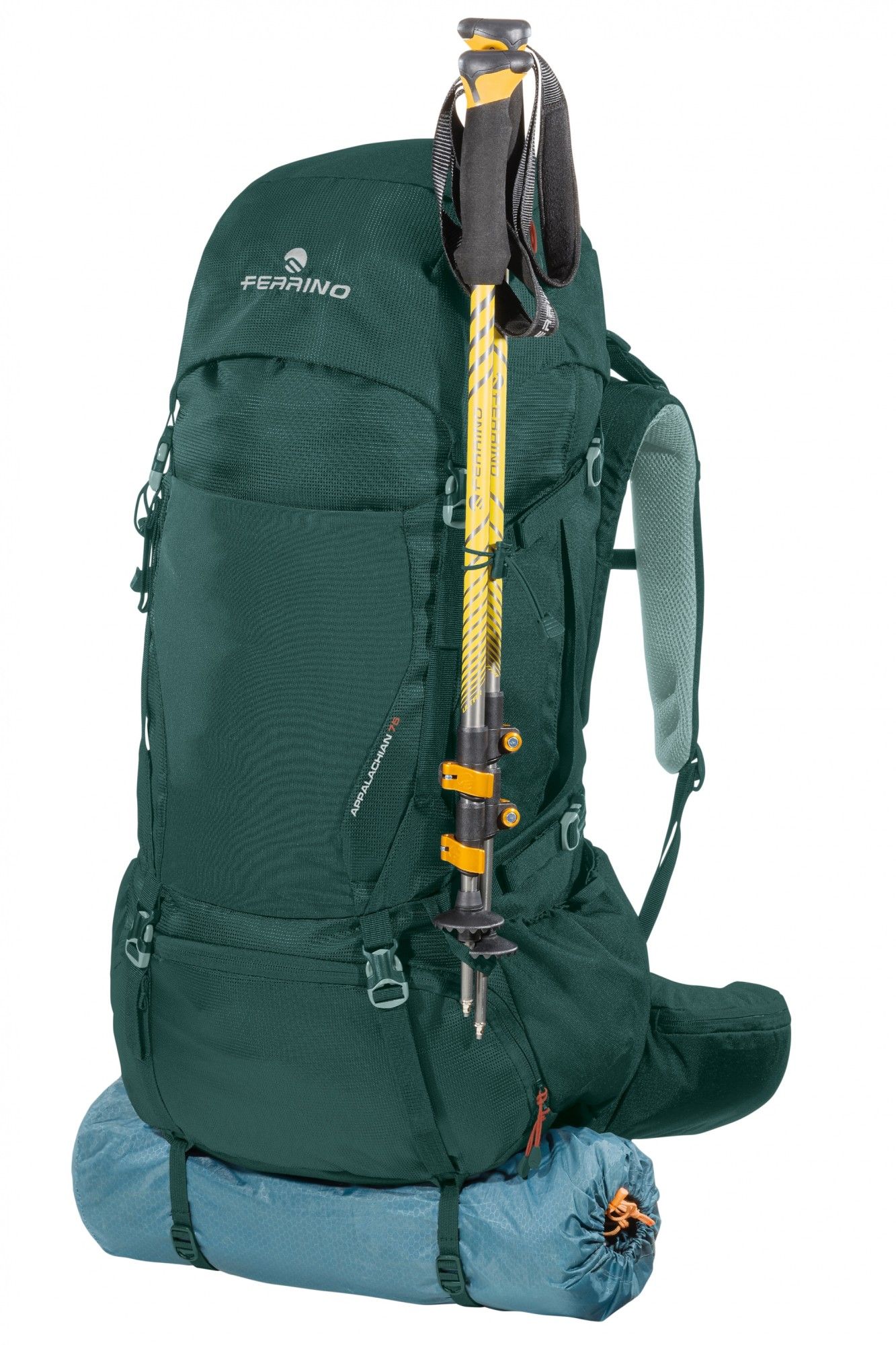 Ferrino | Zaino Appalachian 75 Verde - Fabbrica Ski Sises