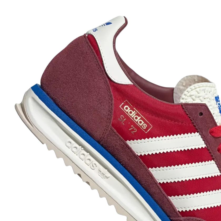 Adidas | Scarpe SL 72 RS Shadow Red/Off White/Blue - Fabbrica Ski Sises