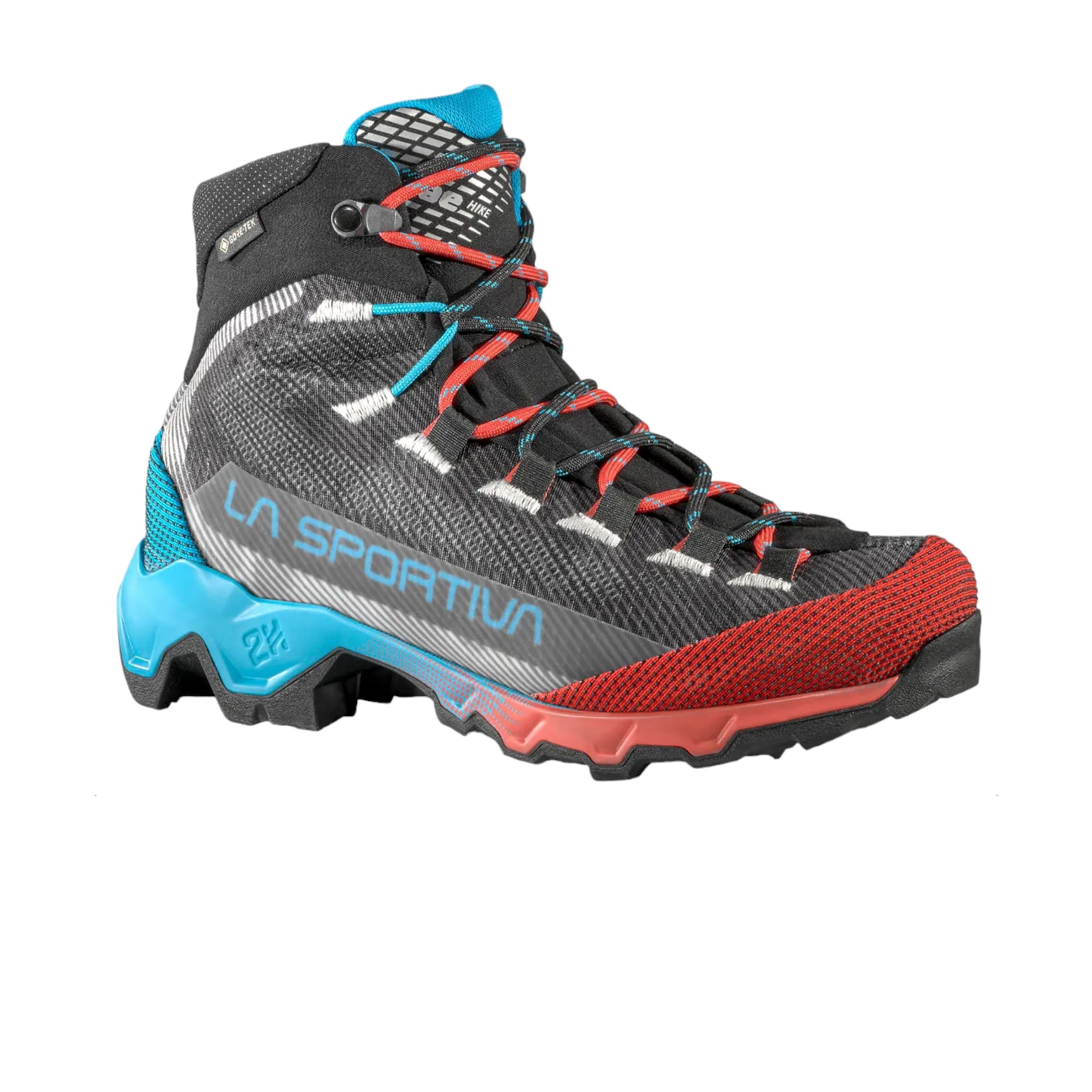 La Sportiva | Scarpe Aequilibrium Hike GTX Donna Carbon/Malibu Blue - Fabbrica Ski Sises