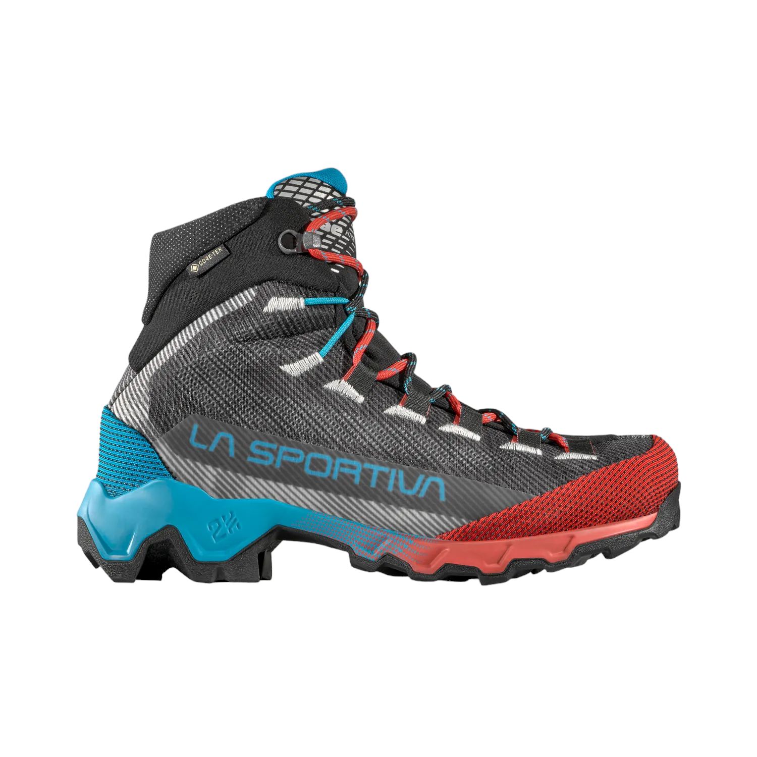 La Sportiva | Scarpe Aequilibrium Hike GTX Donna Carbon/Malibu Blue - Fabbrica Ski Sises