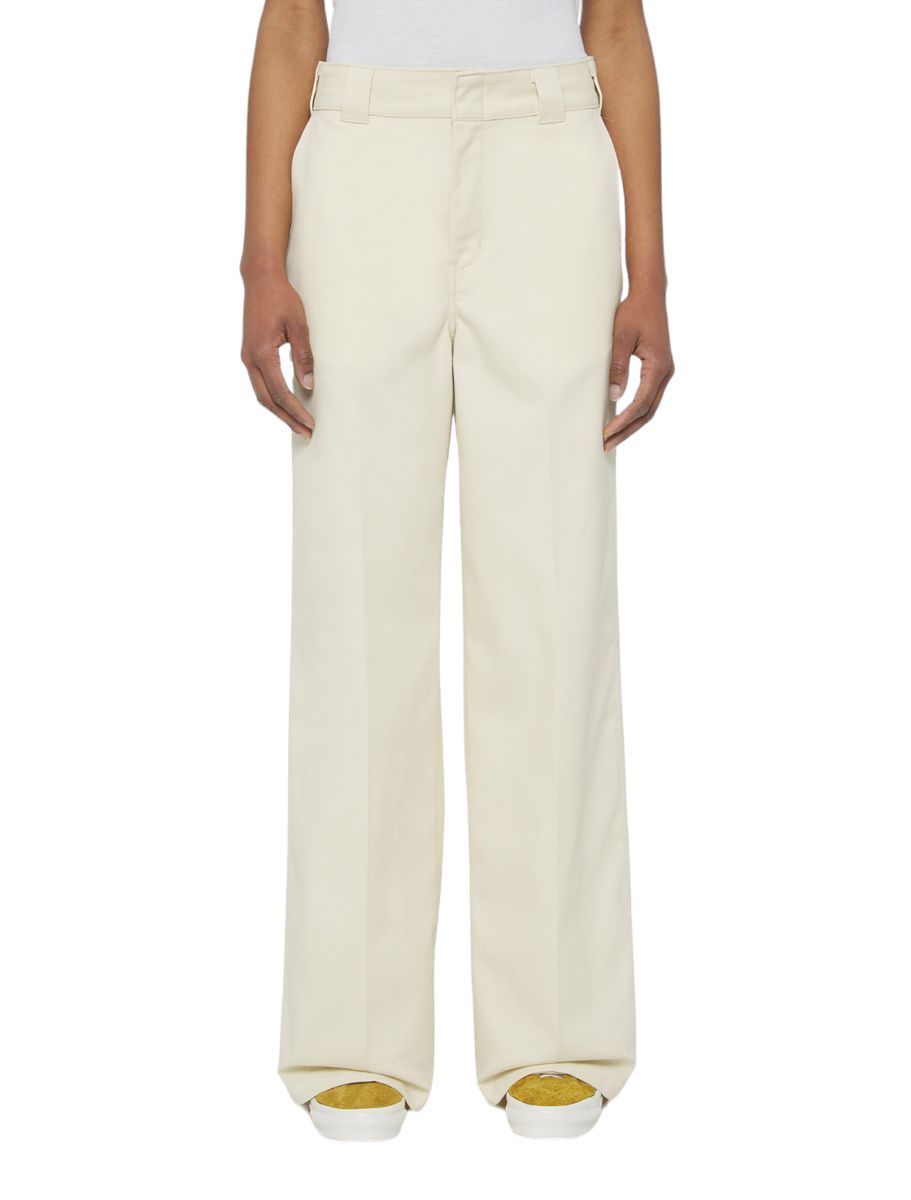 Dickies | Pantaloni Wide Leg Work Donna Grigio Spuma - Fabbrica Ski Sises