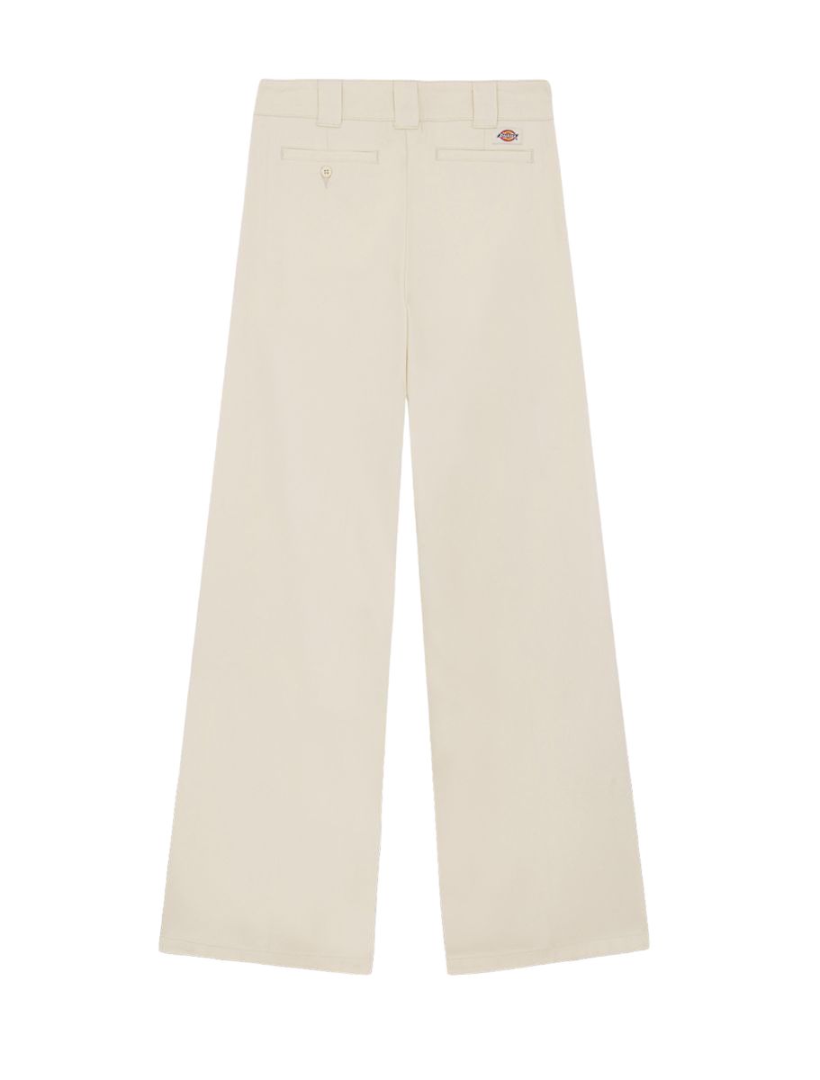Dickies | Pantaloni Wide Leg Work Donna Grigio Spuma - Fabbrica Ski Sises