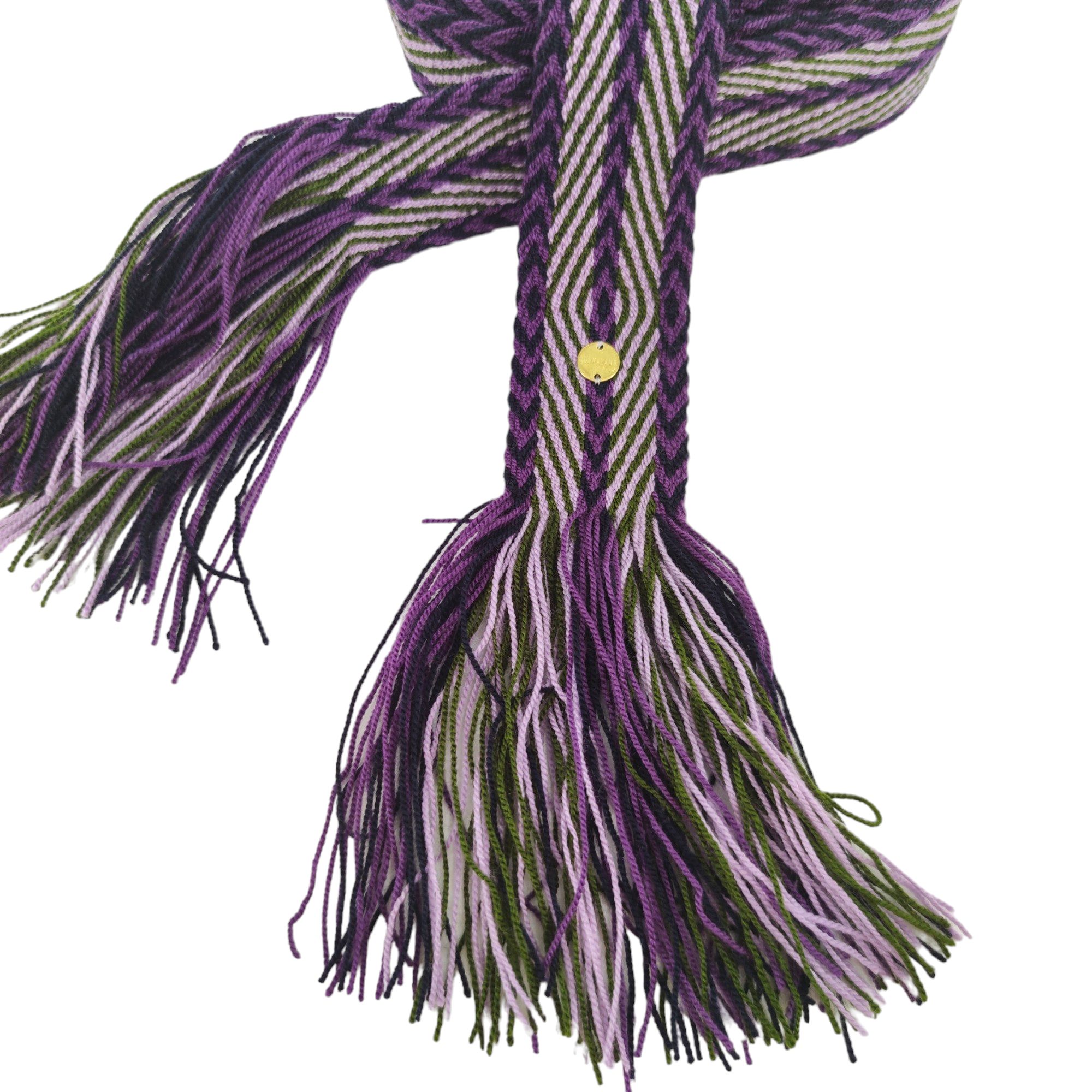 Guanabana | Cintura Fringes Donna Fuschia/Green - Fabbrica Ski Sises