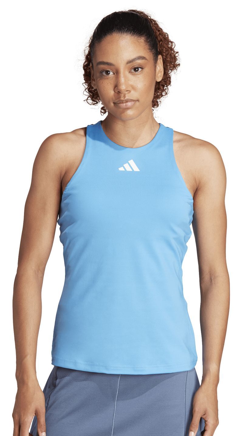 Adidas | Canotta Y-Tank Donna Blue Brust - Fabbrica Ski Sises