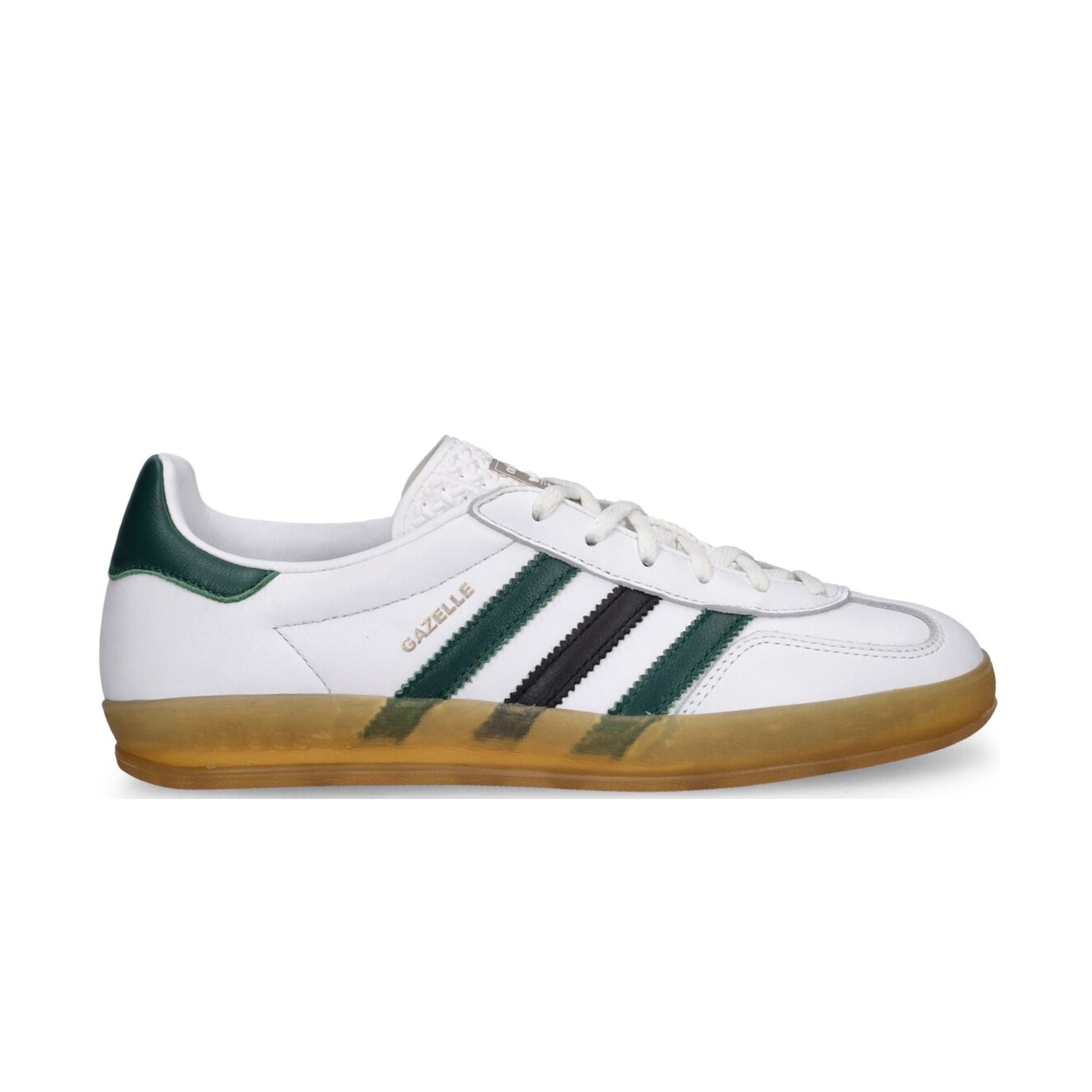 Adidas | Scarpe Gazelle Indoor donna Cloud White/Collegiate Green/Core Black - Fabbrica Ski Sises