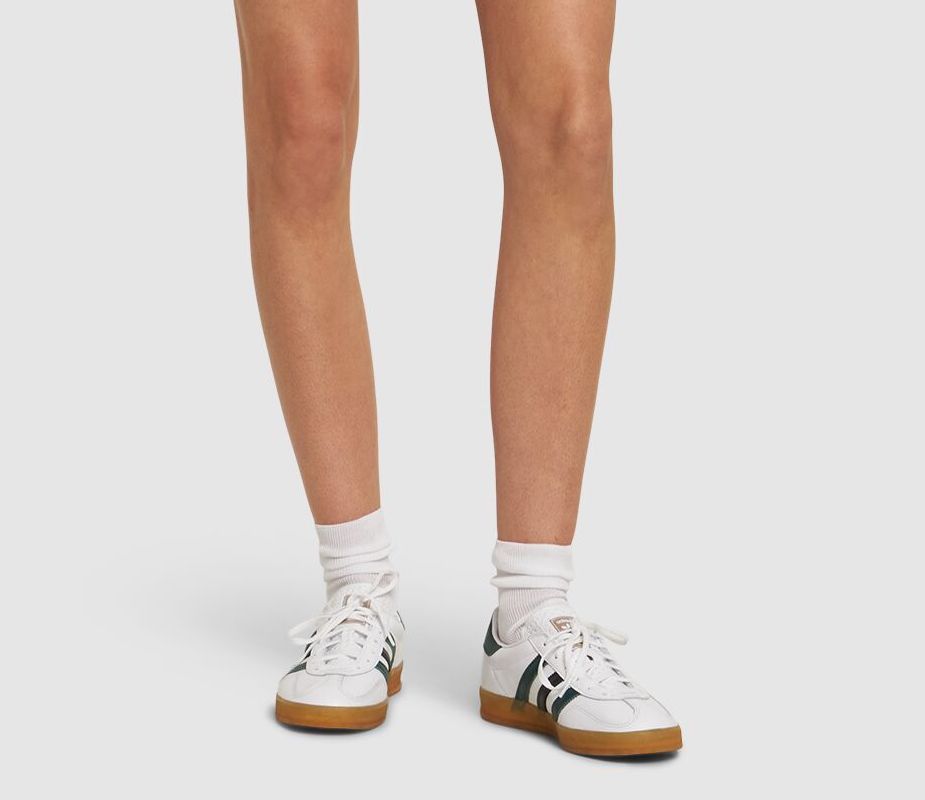 Adidas | Scarpe Gazelle Indoor donna Cloud White/Collegiate Green/Core Black - Fabbrica Ski Sises
