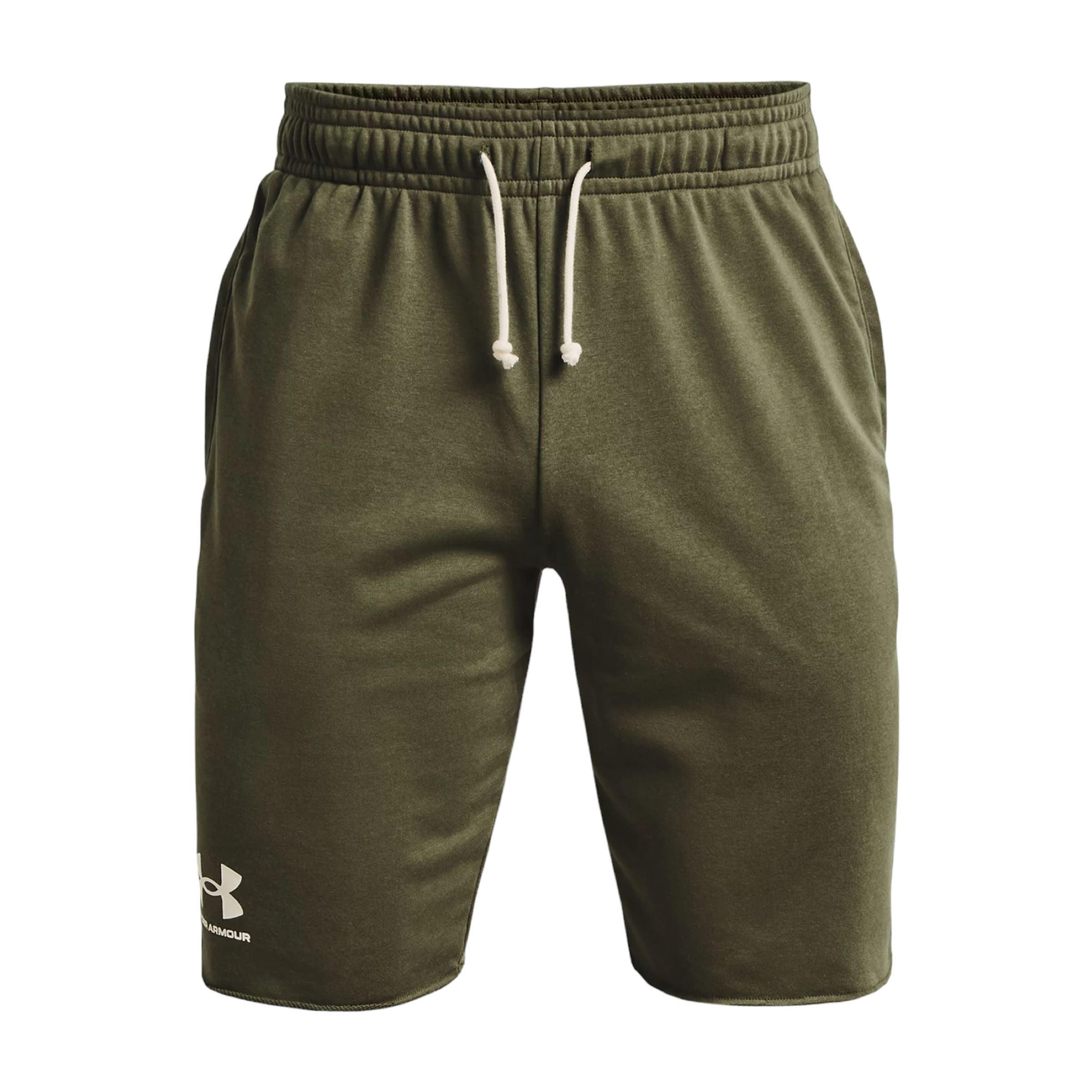 Under Armour | Pantaloncini Rival Terry Uomo Marine Green/Onyx White - Fabbrica Ski Sises
