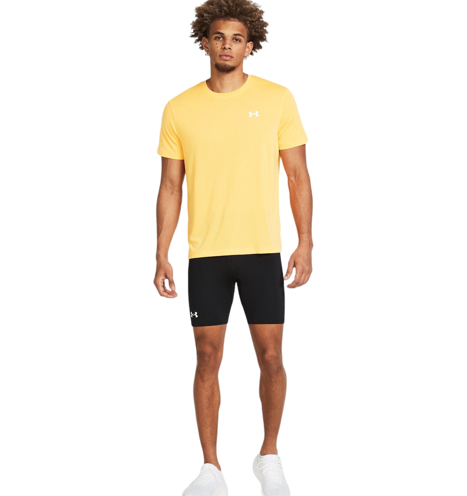 Under Armour | Pantaloncini Launch 1/2 Uomo Black/White - Fabbrica Ski Sises