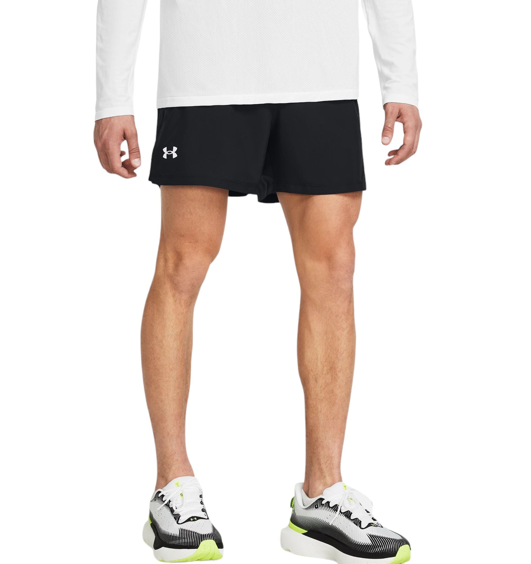 Under Armour | Pantaloncini Launch 13 cm Uomo Black - Fabbrica Ski Sises