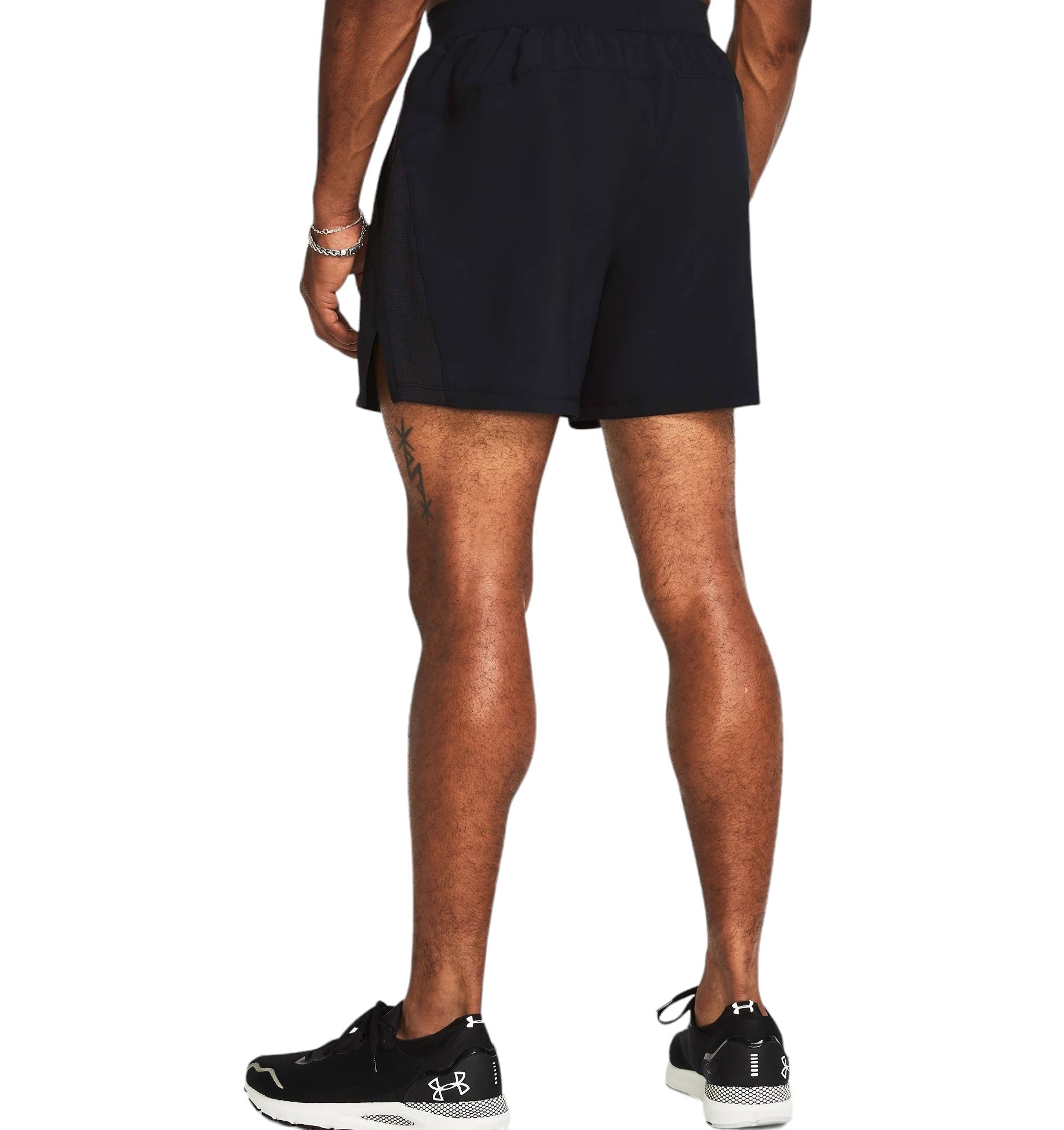 Under Armour | Pantaloncini Launch Unlined 5IN Uomo Black/Reflective - Fabbrica Ski Sises