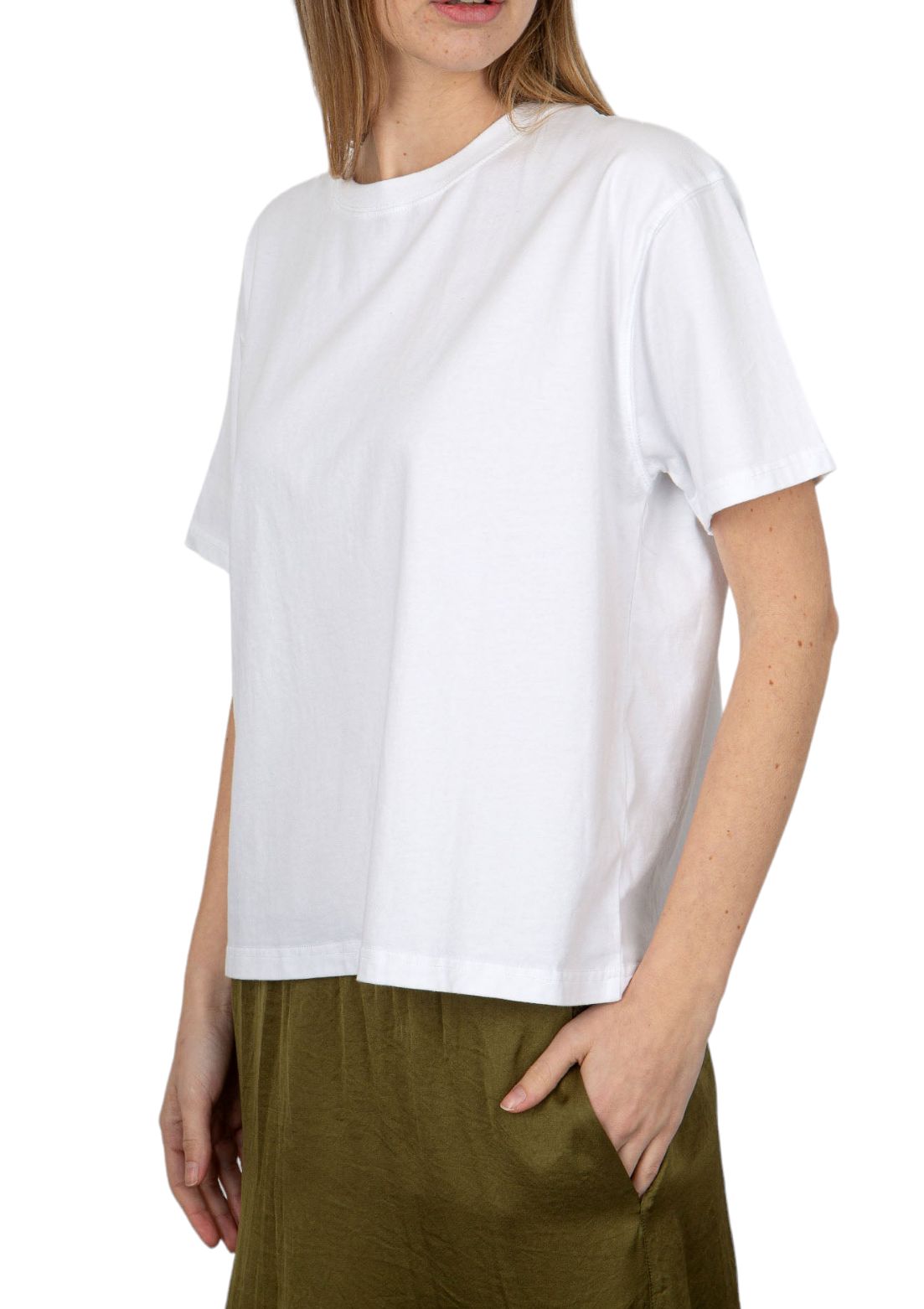 American Vintage | T-shirt Fizvalley Donna White - Fabbrica Ski Sises