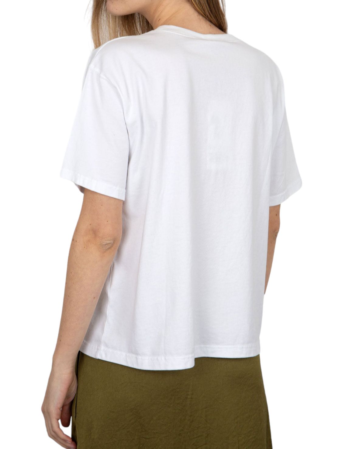 American Vintage | T-shirt Fizvalley Donna White - Fabbrica Ski Sises