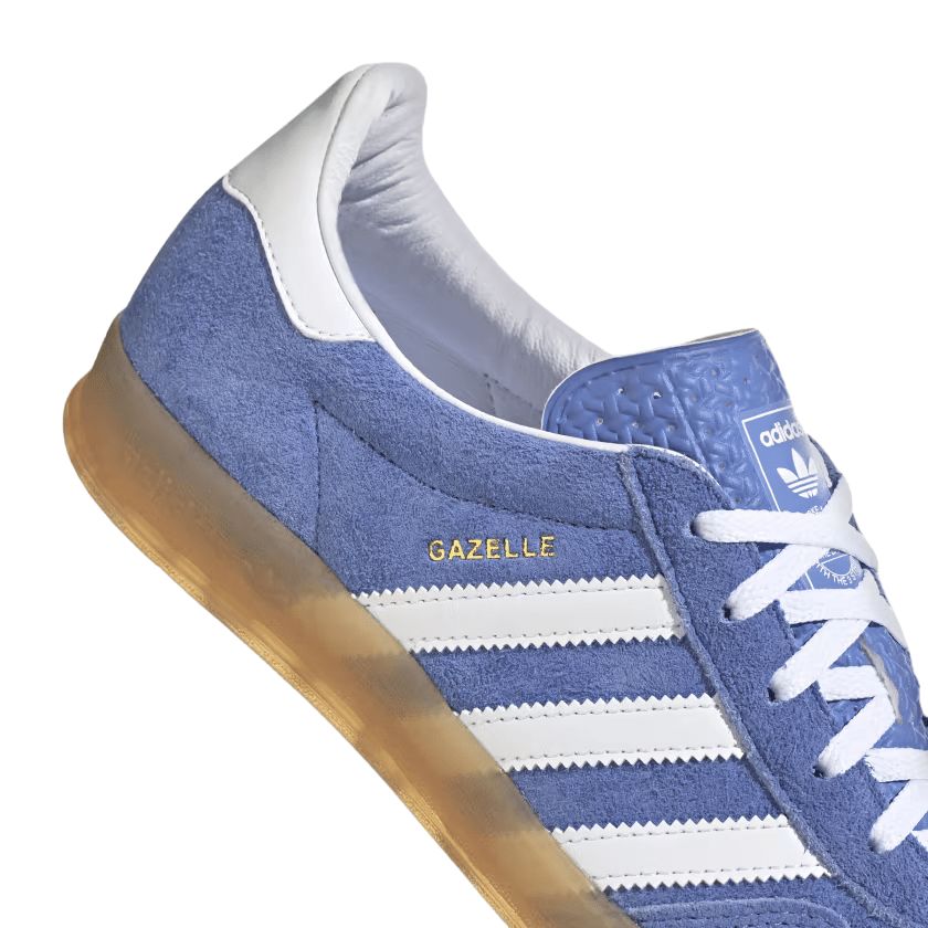 Adidas | Scarpe Gazelle Indoor Donna Blue Fusion/Cloud White/Gold Metallic - Fabbrica Ski Sises