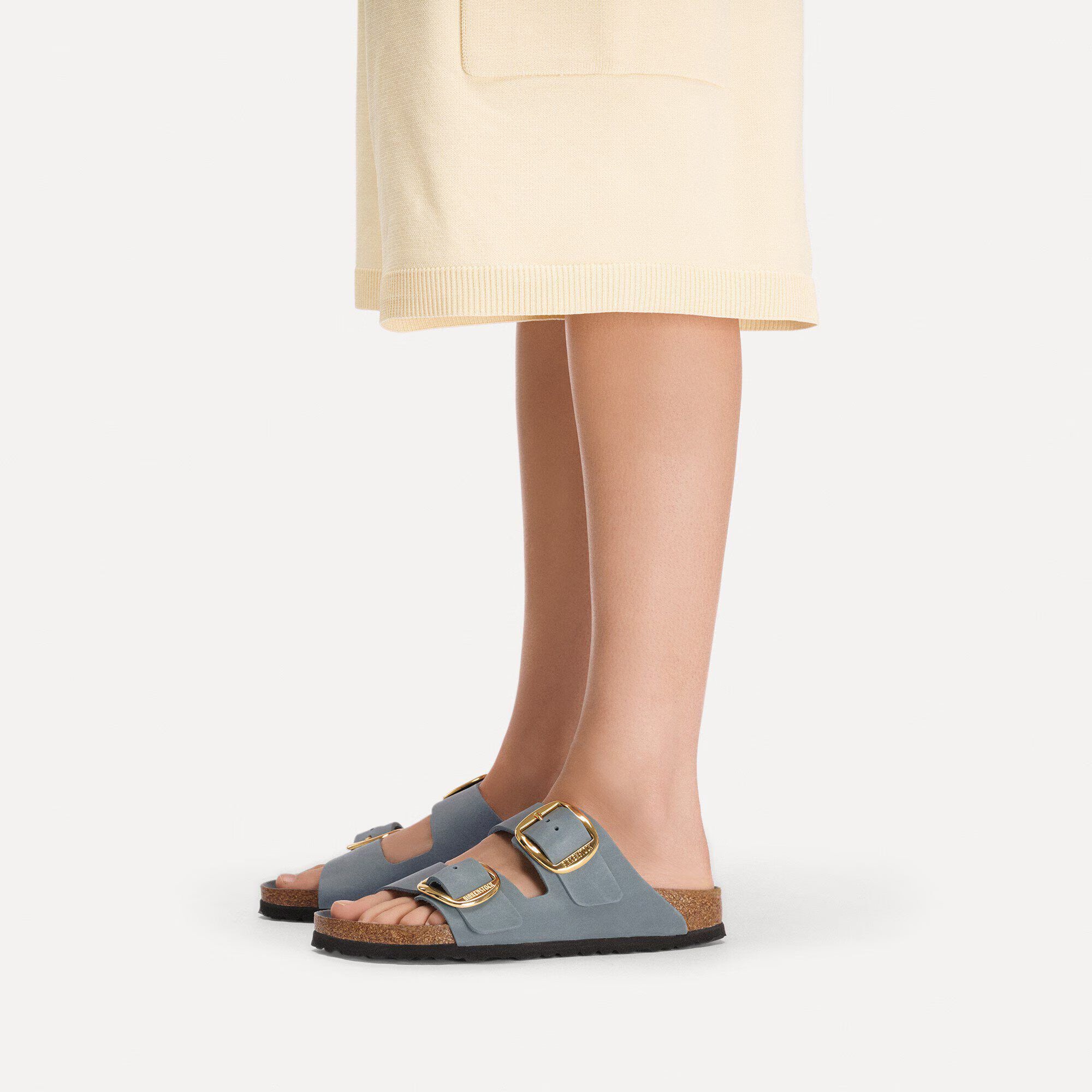 Sandalias Arizona Big Buckle Mujer Basalt Gray